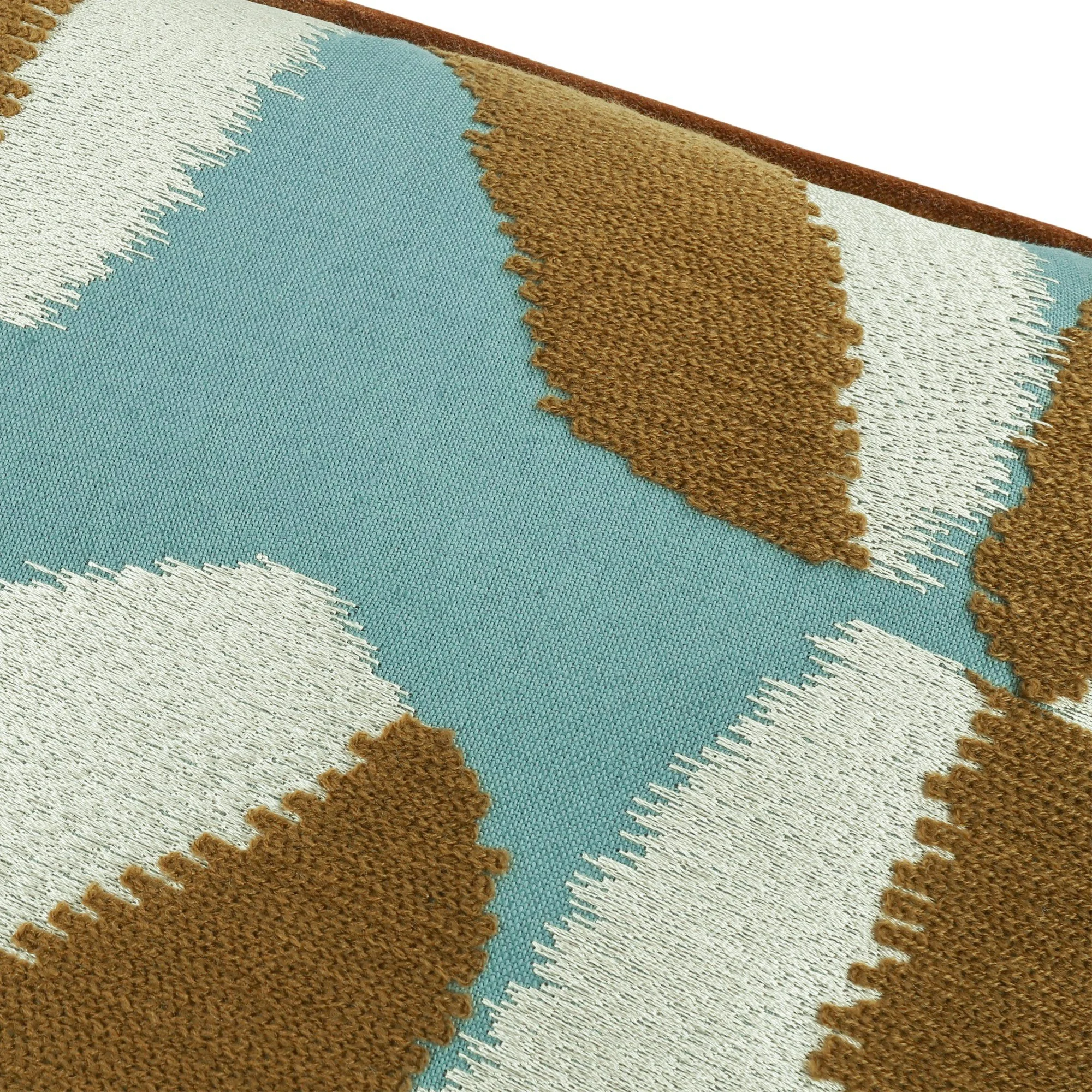 Black Edition Timor Caspian cushion, 55 × 55 cm, close-up of the fabric