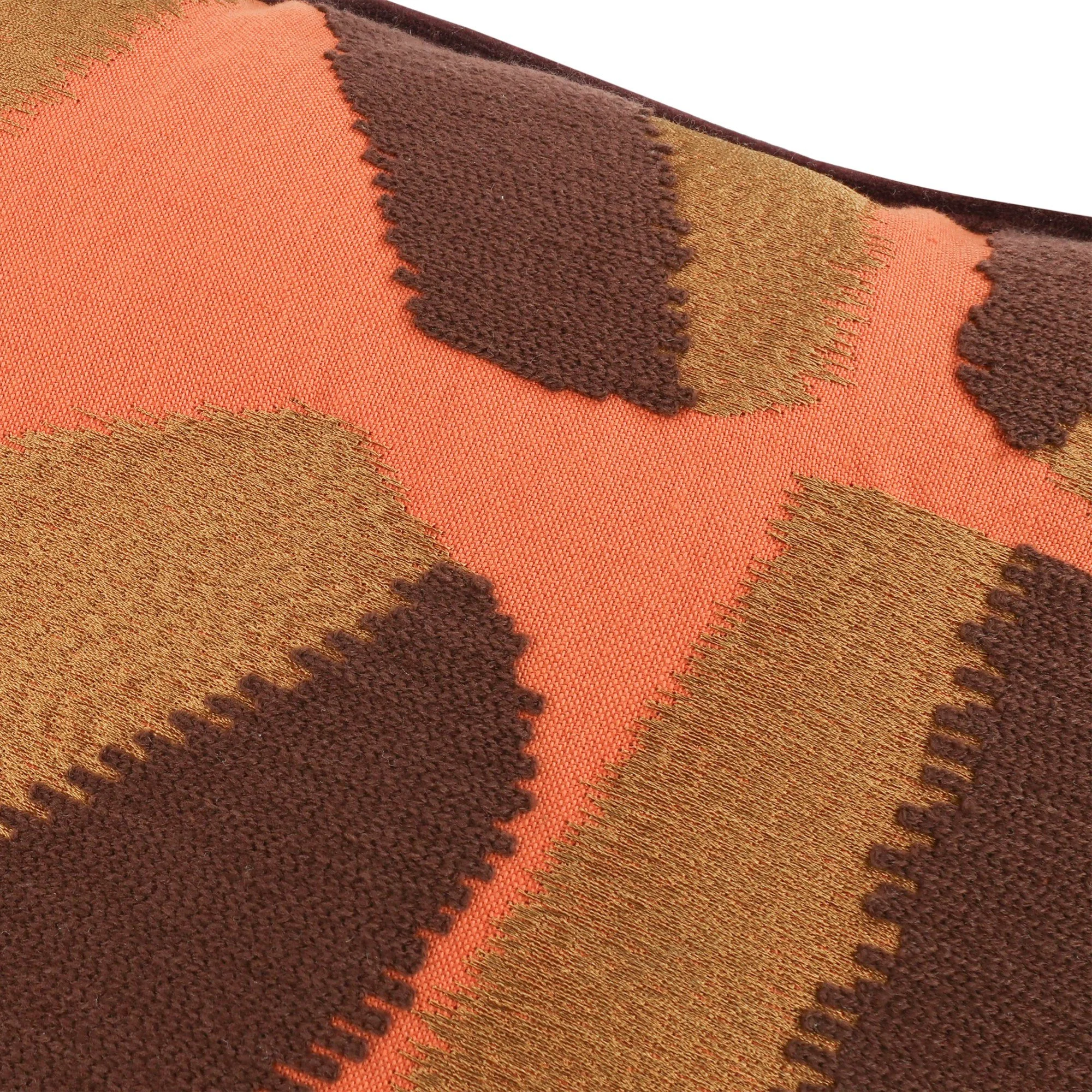 Black Edition Timor Henna cushion, 55 × 55 cm, close-up of the fabric