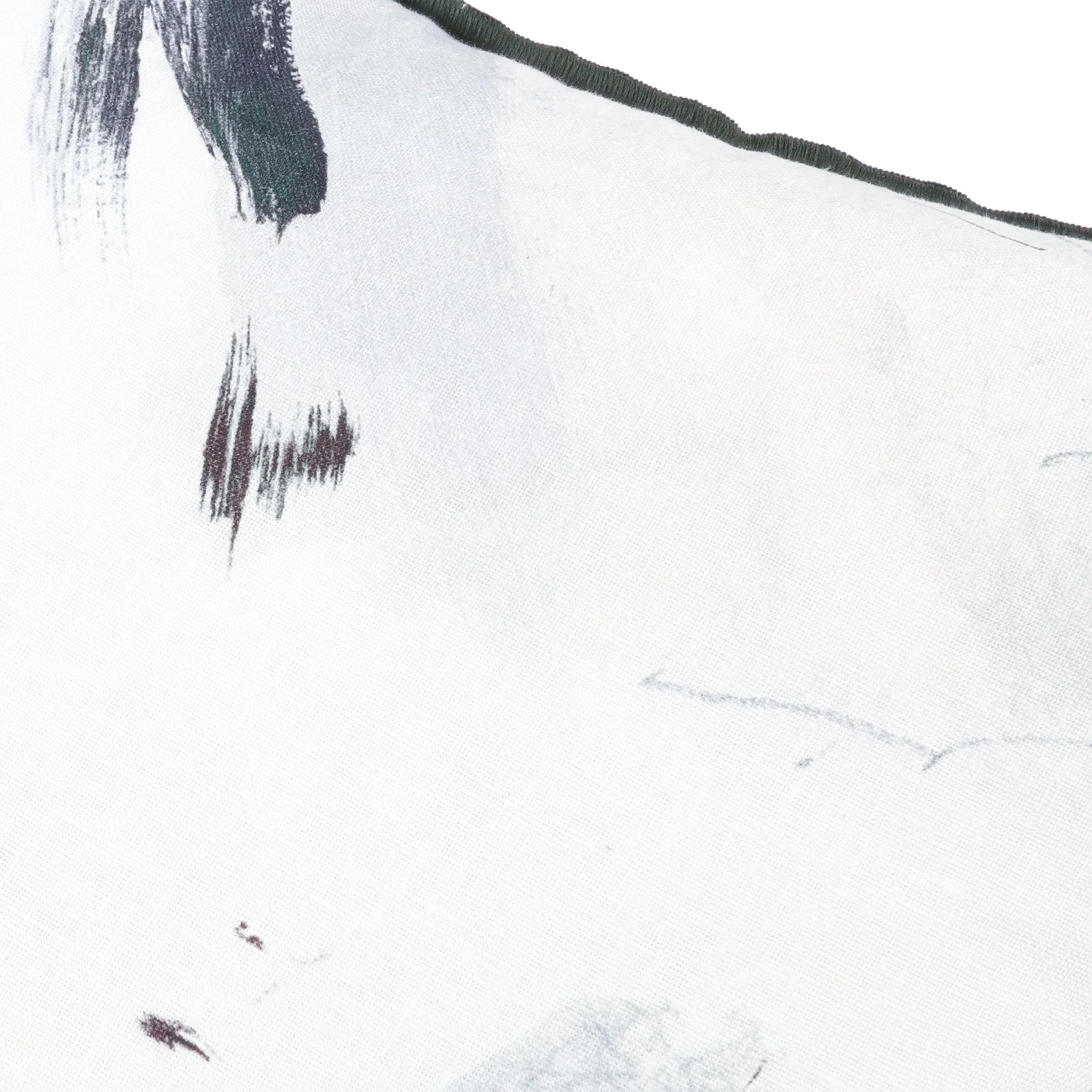 Black Edition Pigment Ashlar cushion, 55 × 55 cm, close-up of the fabric