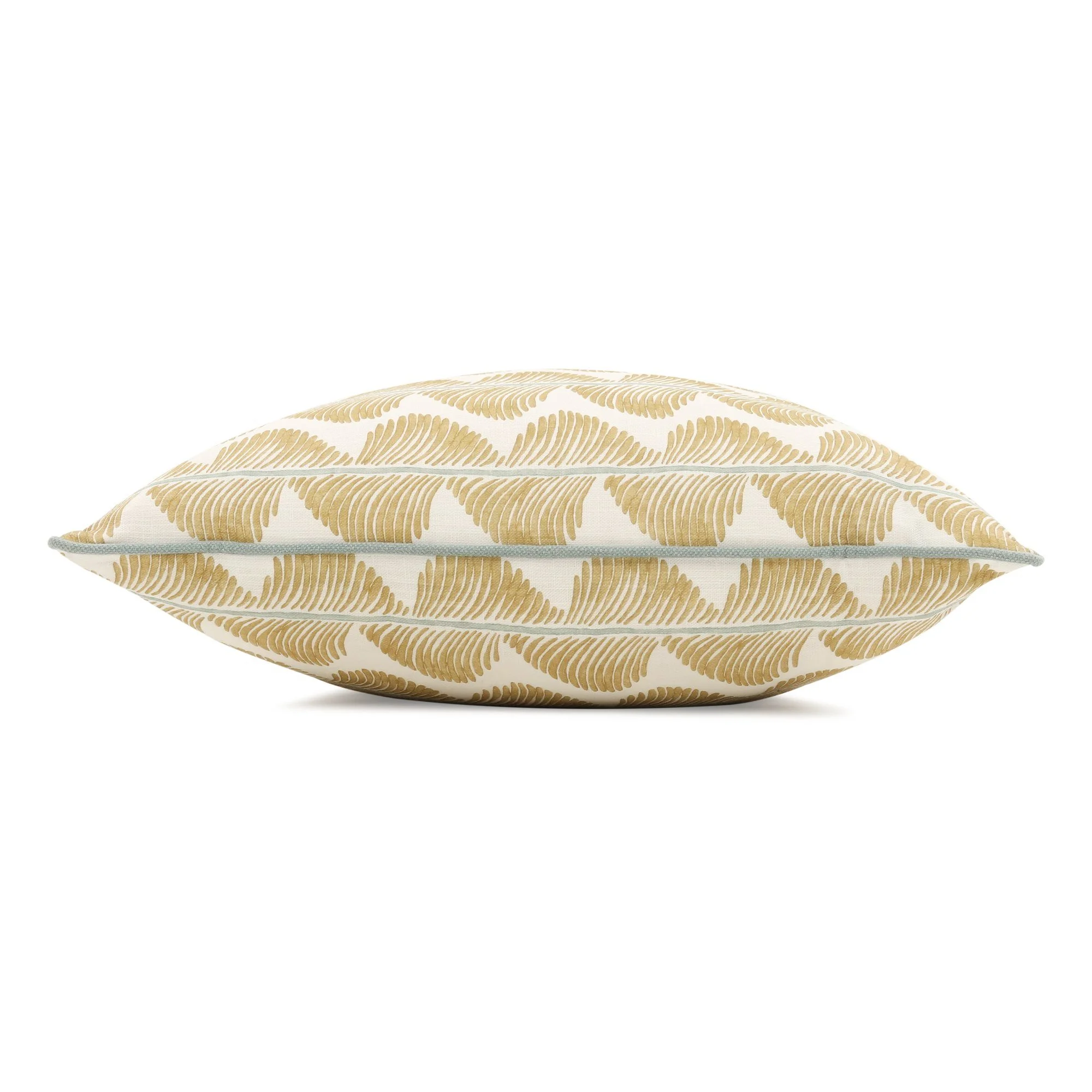 Romo Aubin Hay cushion, 50 × 50 cm, side view