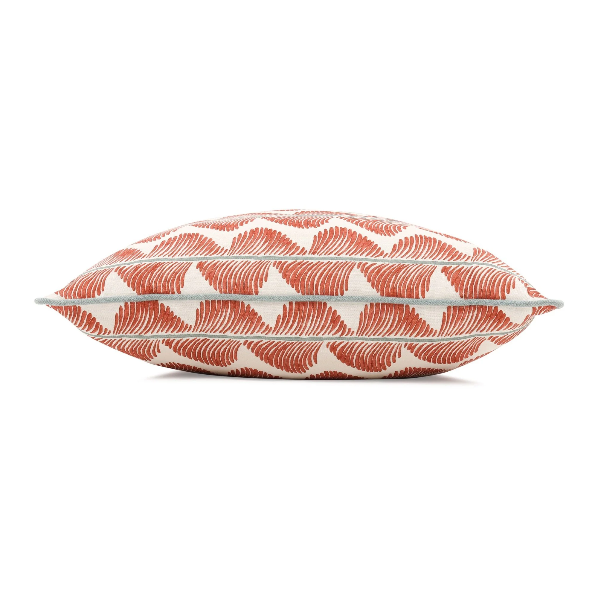 Romo Aubin Pimento cushion, 50 × 50 cm, side view