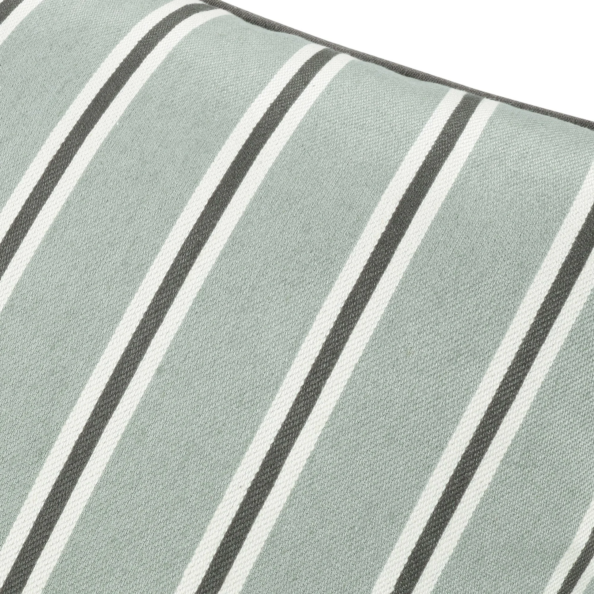 Romo Tiva Silver Blue cushion, 50 × 50 cm, close-up of the fabric
