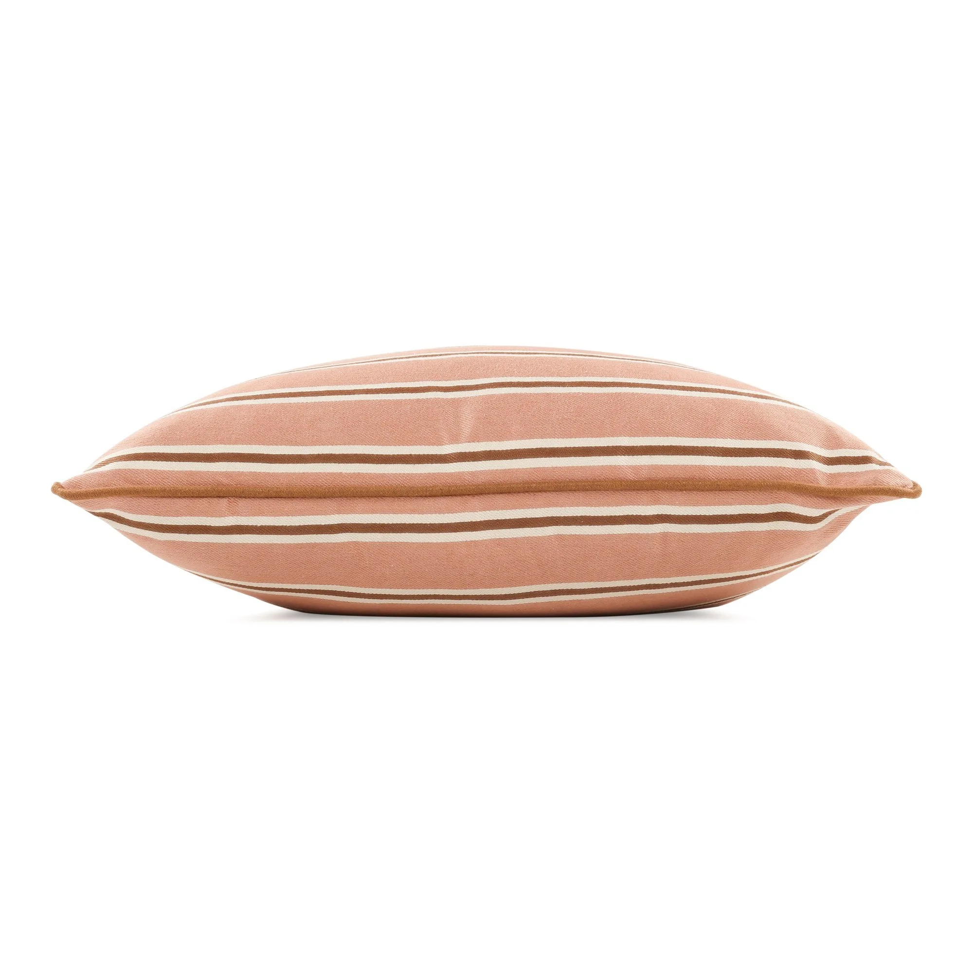 Romo Tiva Tuscan Pink cushion, 50 × 50 cm, side view