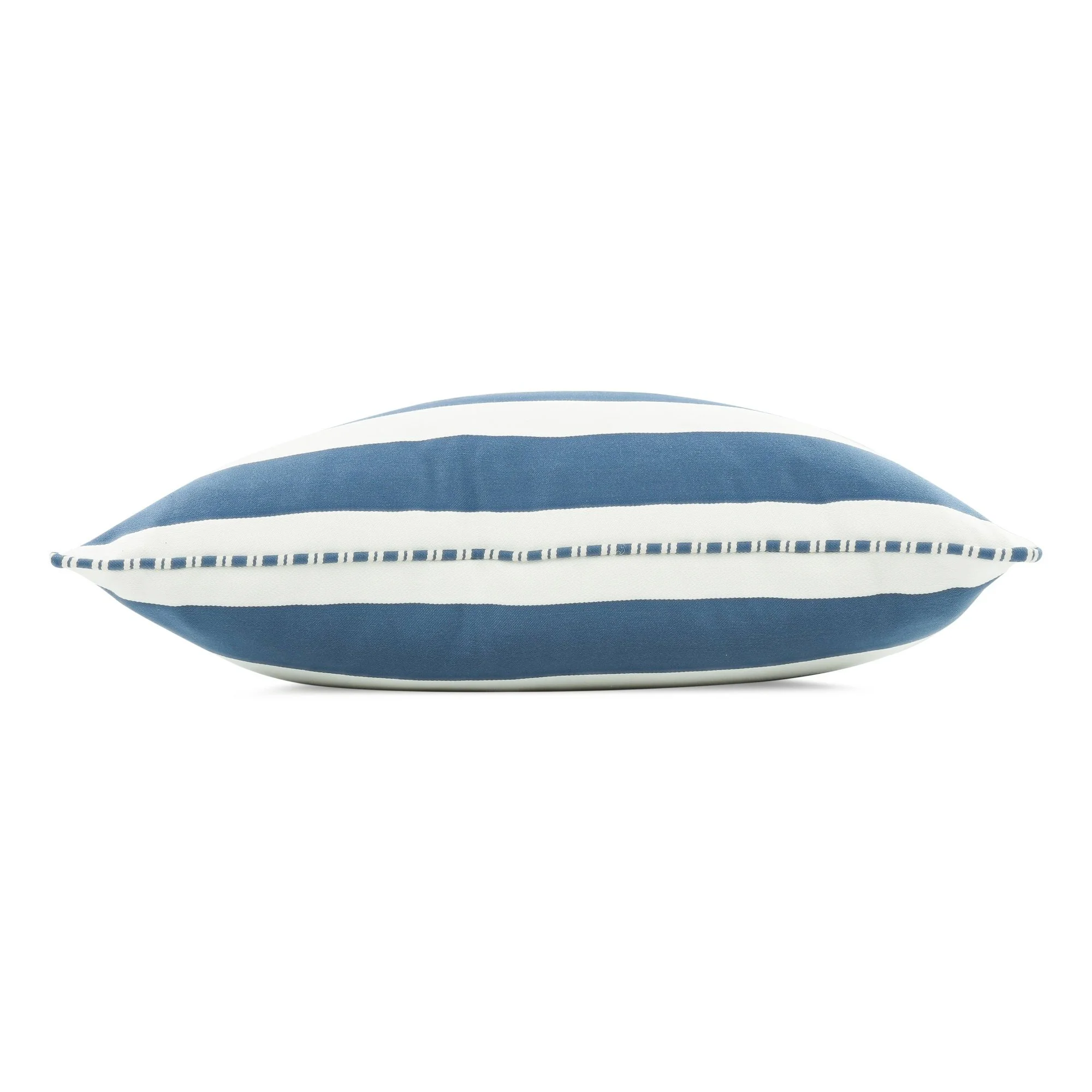 Romo Aron Buxton Blue cushion, 50 × 50 cm, side view
