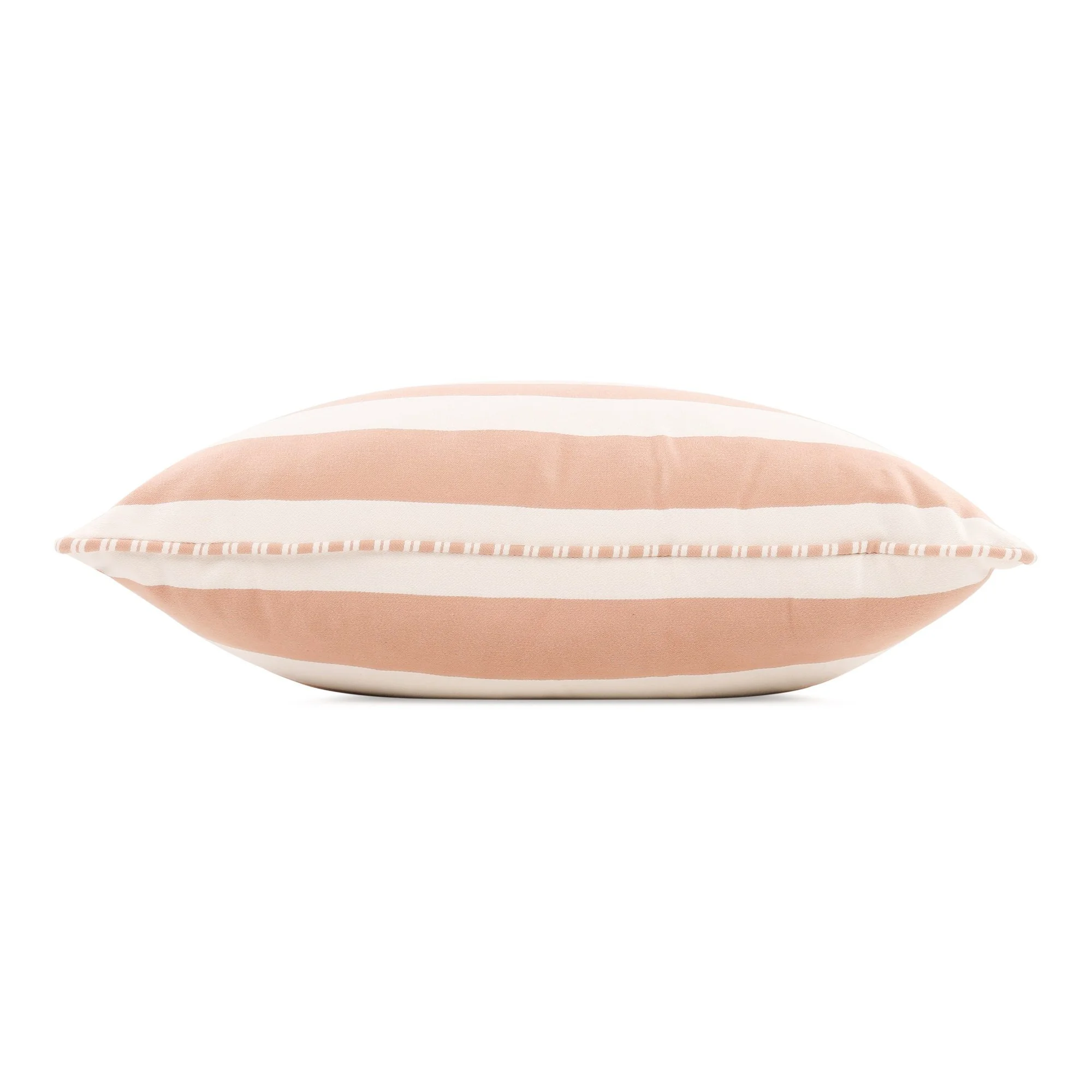 Romo Aron Tuscan Pink cushion, 50 × 50 cm, side view