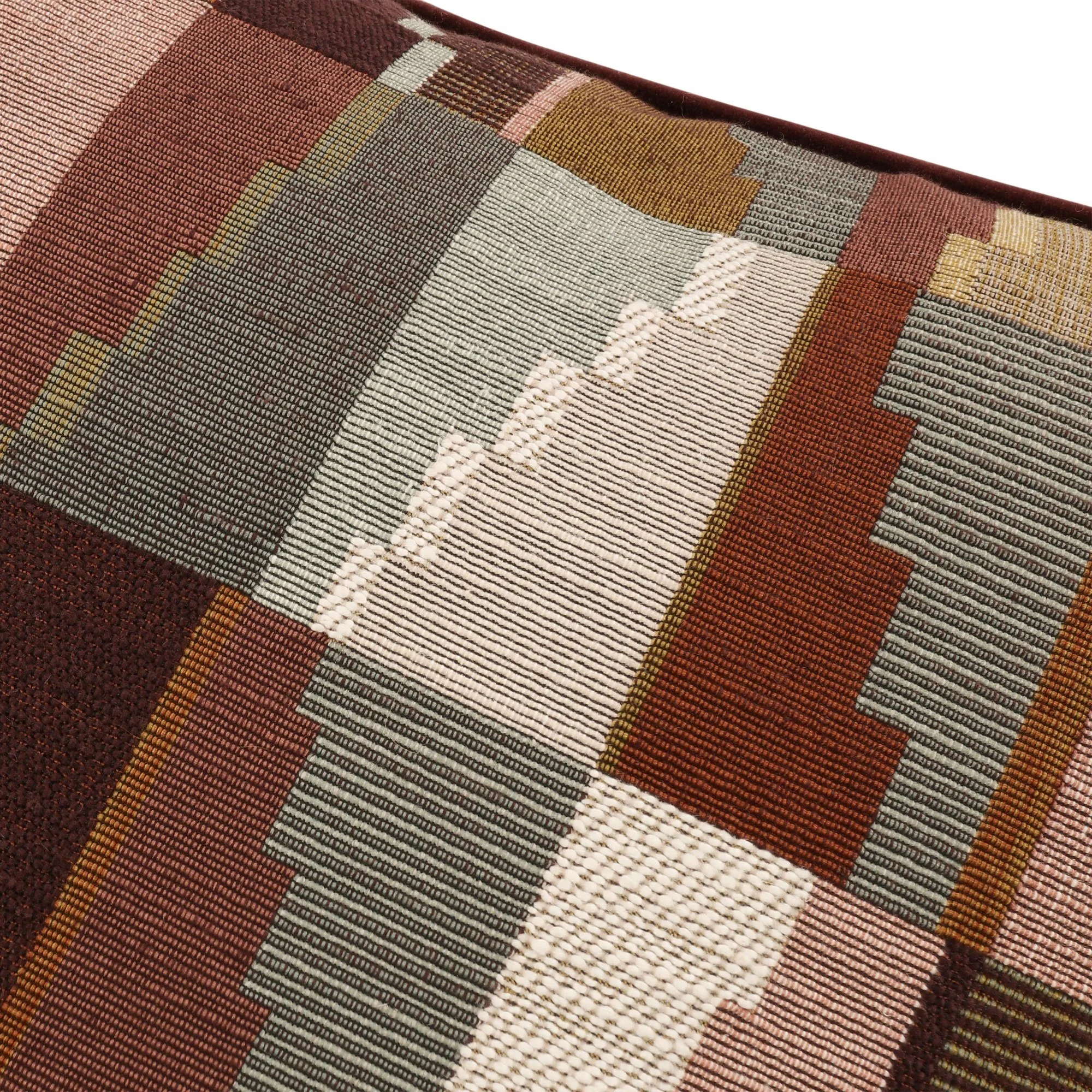 Romo Zamari Maple cushion, 55 × 55 cm, close-up of the fabric