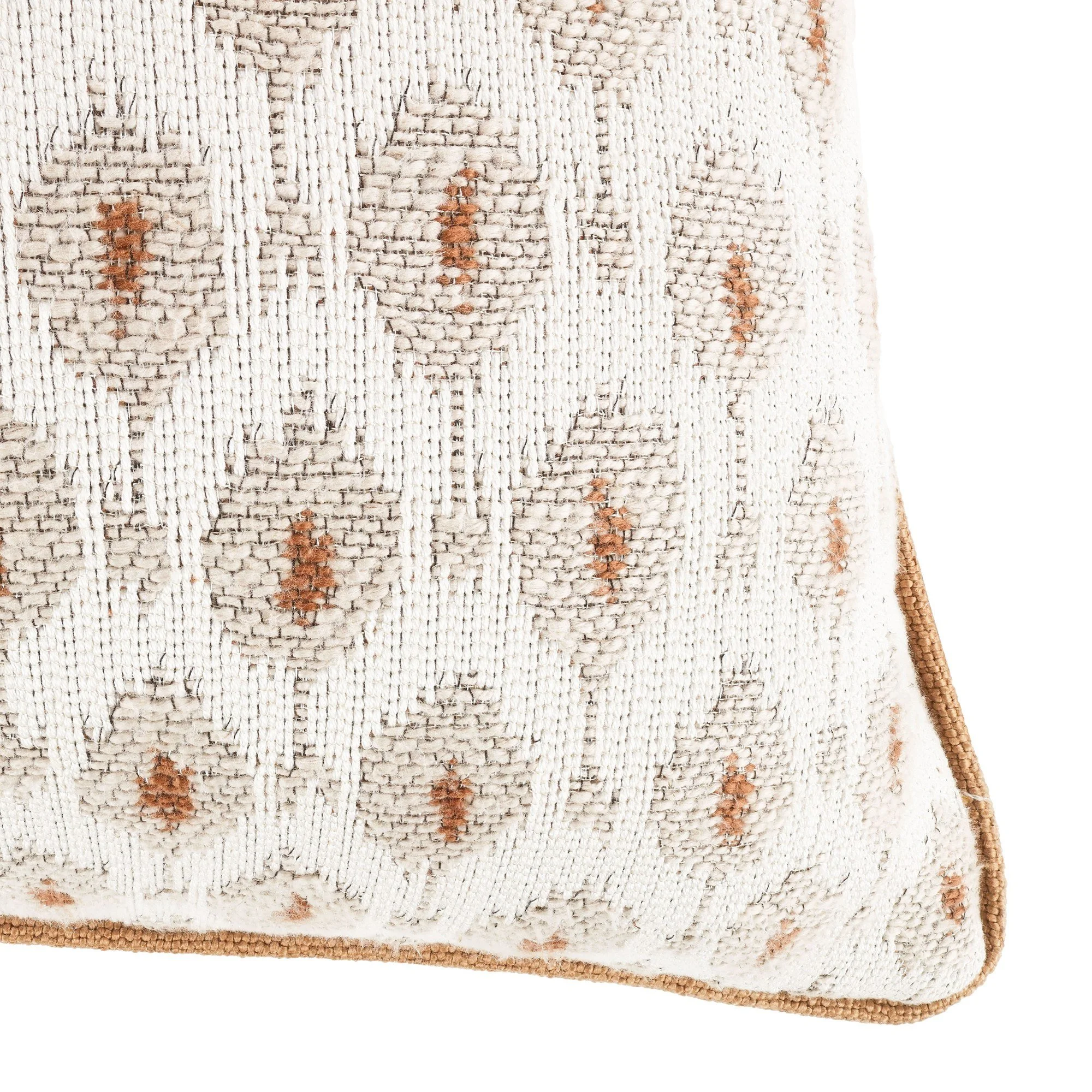 Romo Otillo Clay cushion, 60 × 40 cm, corner detail