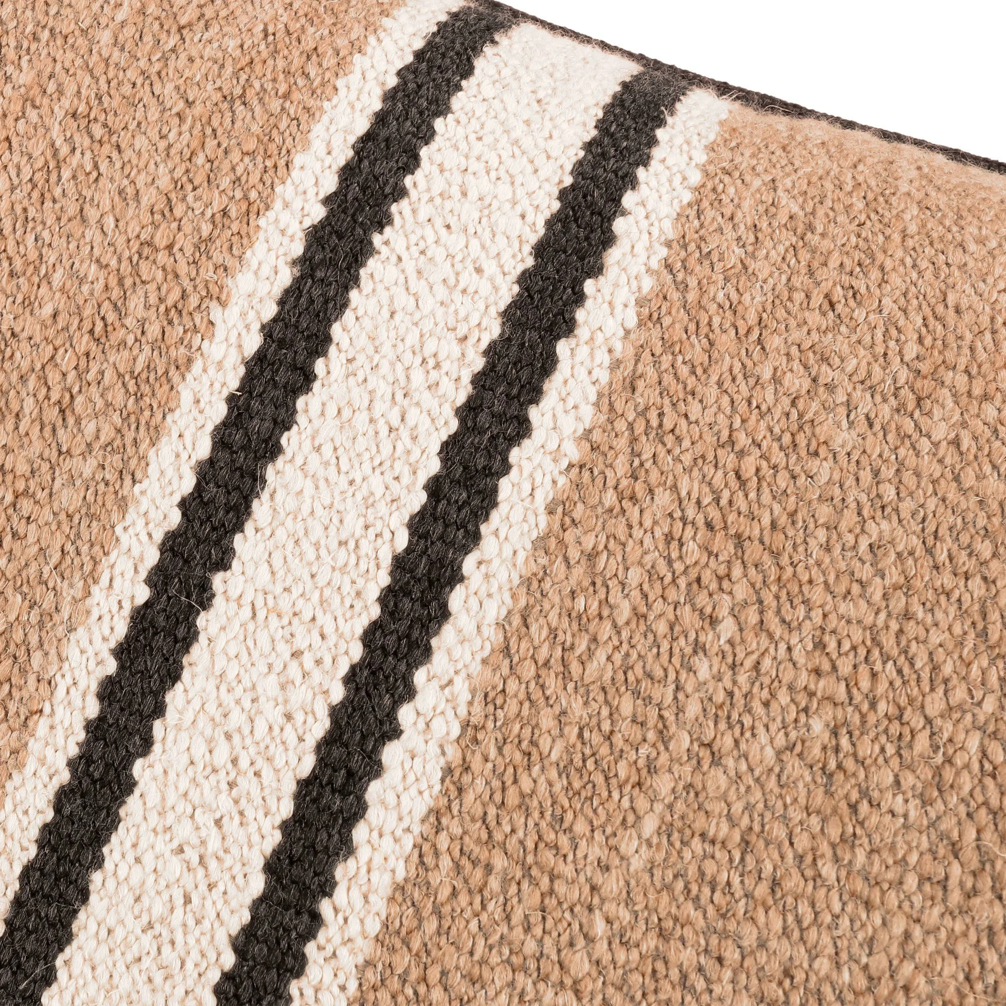 Romo Omba Cinnamon cushion, 60 × 40 cm, close-up of the fabric