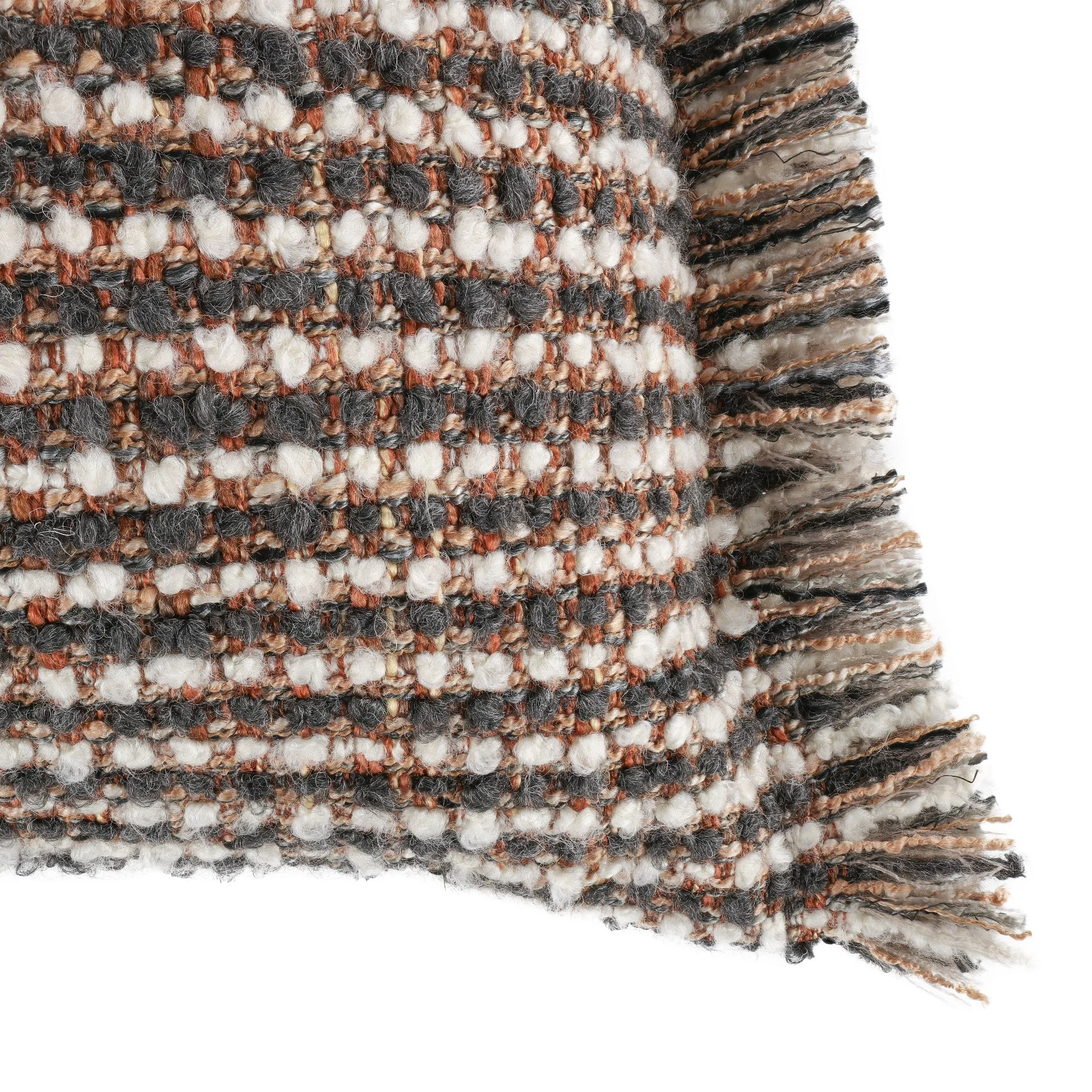 Romo Koa Cajun cushion, 55 × 55 cm, corner detail