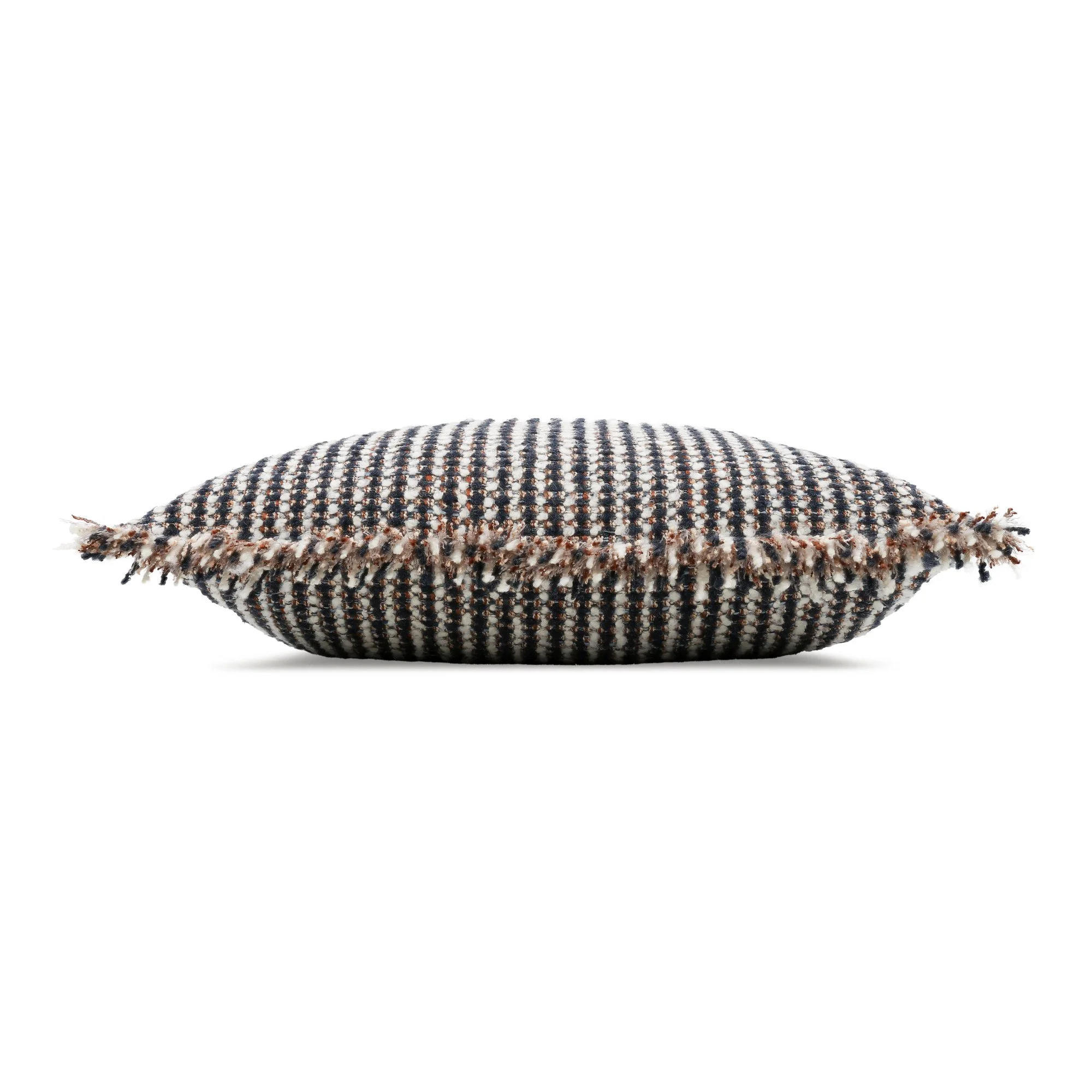 Romo Koa Navy cushion, 55 × 55 cm, side view