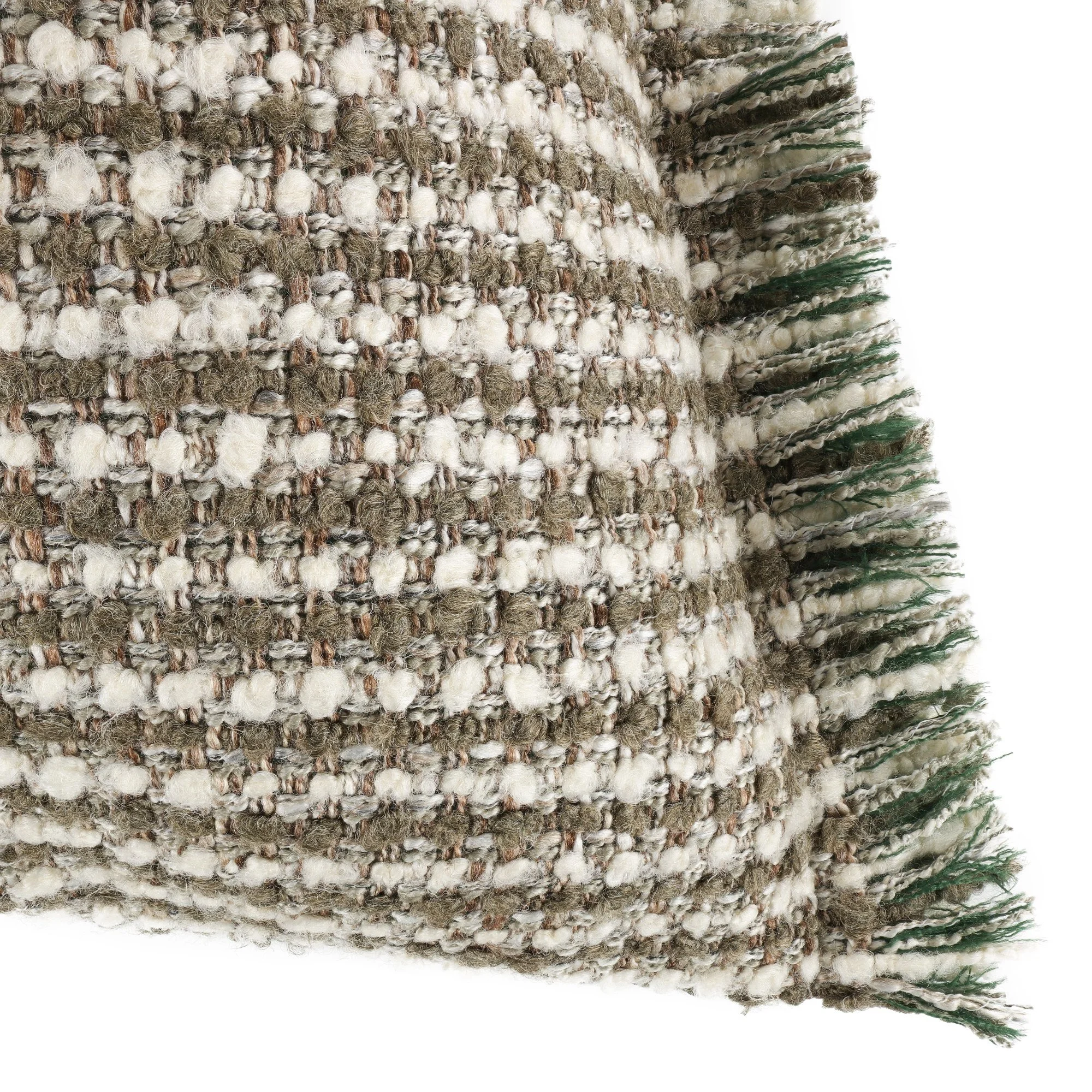 Romo Koa Loam cushion, 55 × 55 cm, corner detail