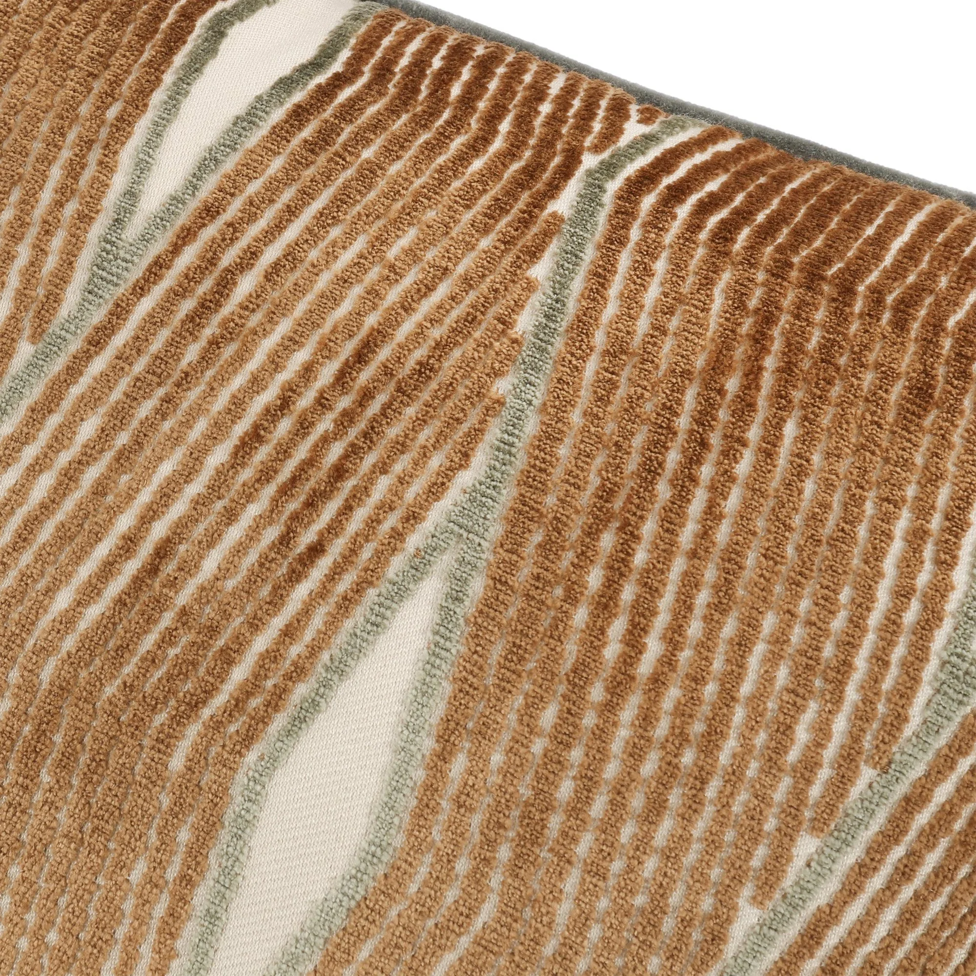 Romo Zephi Copper cushion, 50 × 50 cm, close-up of the fabric