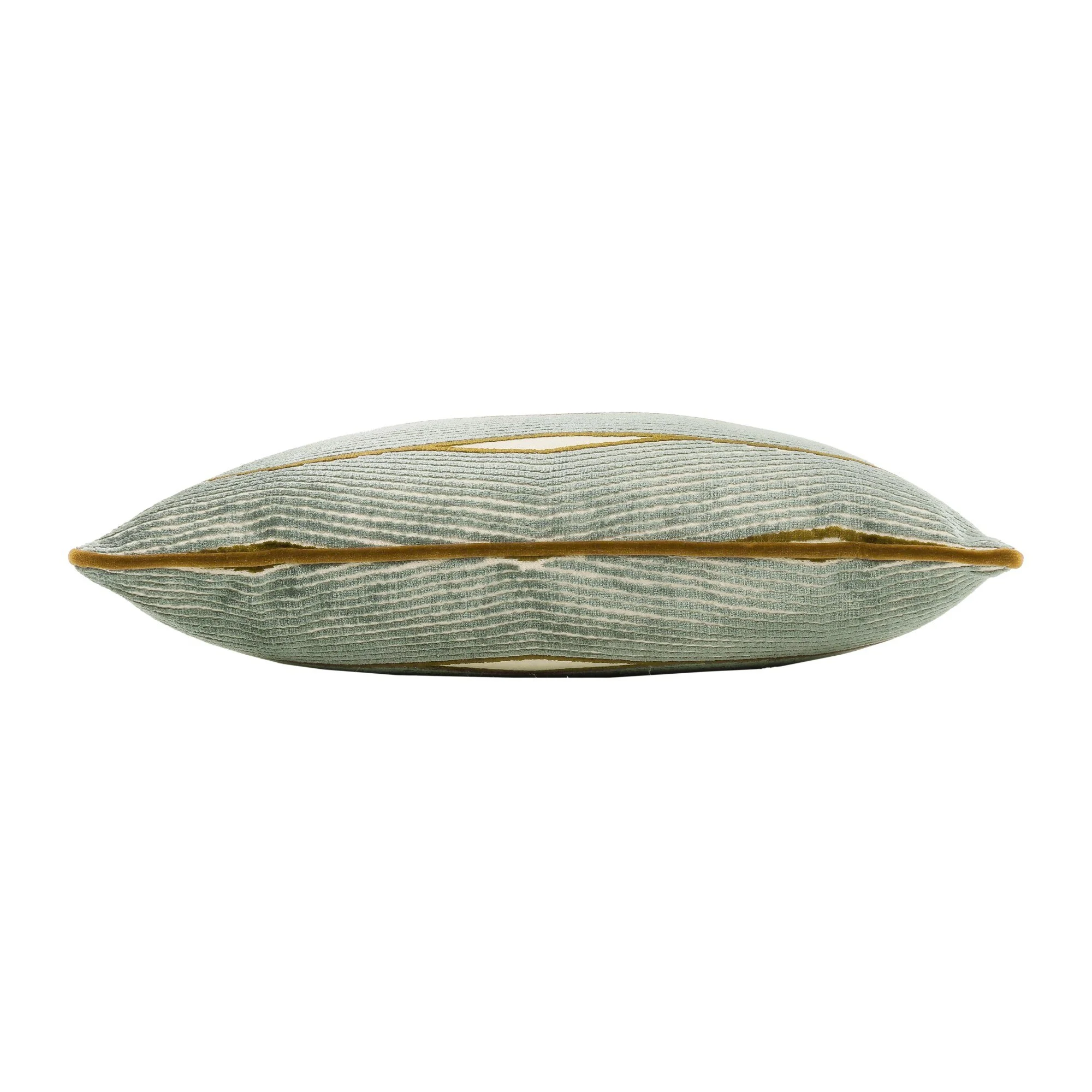Romo Zephi Seaglass cushion, 50 × 50 cm, side view
