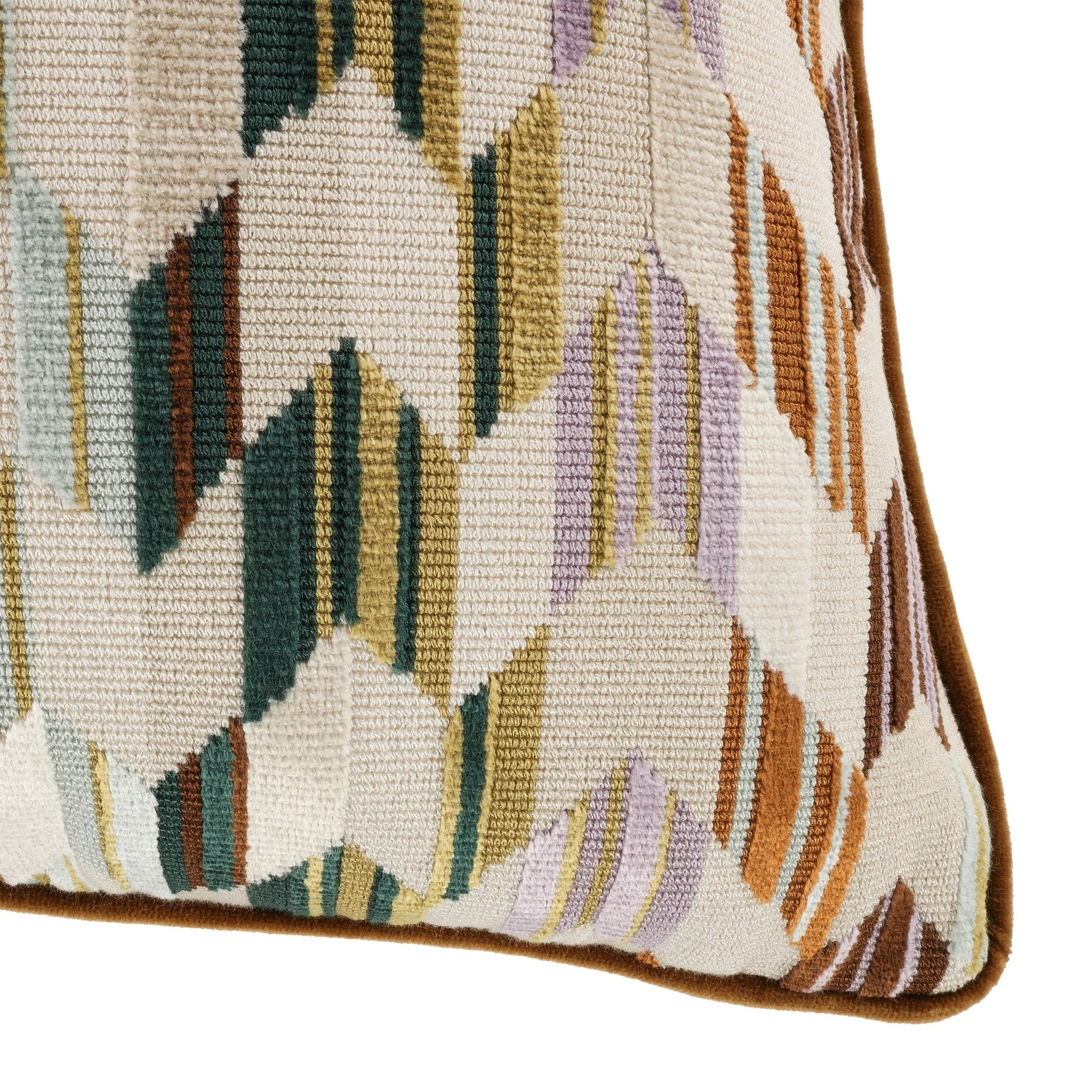 Romo Tabora Fig cushion, 60 × 40 cm, corner detail