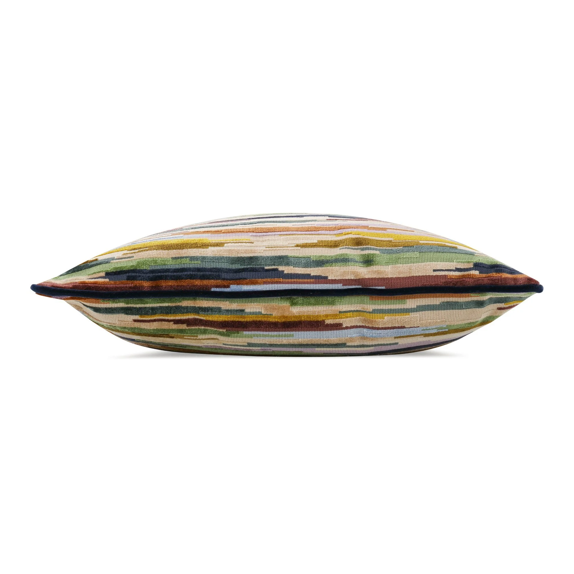 Romo Benito Fig cushion, 50 × 50 cm, side view