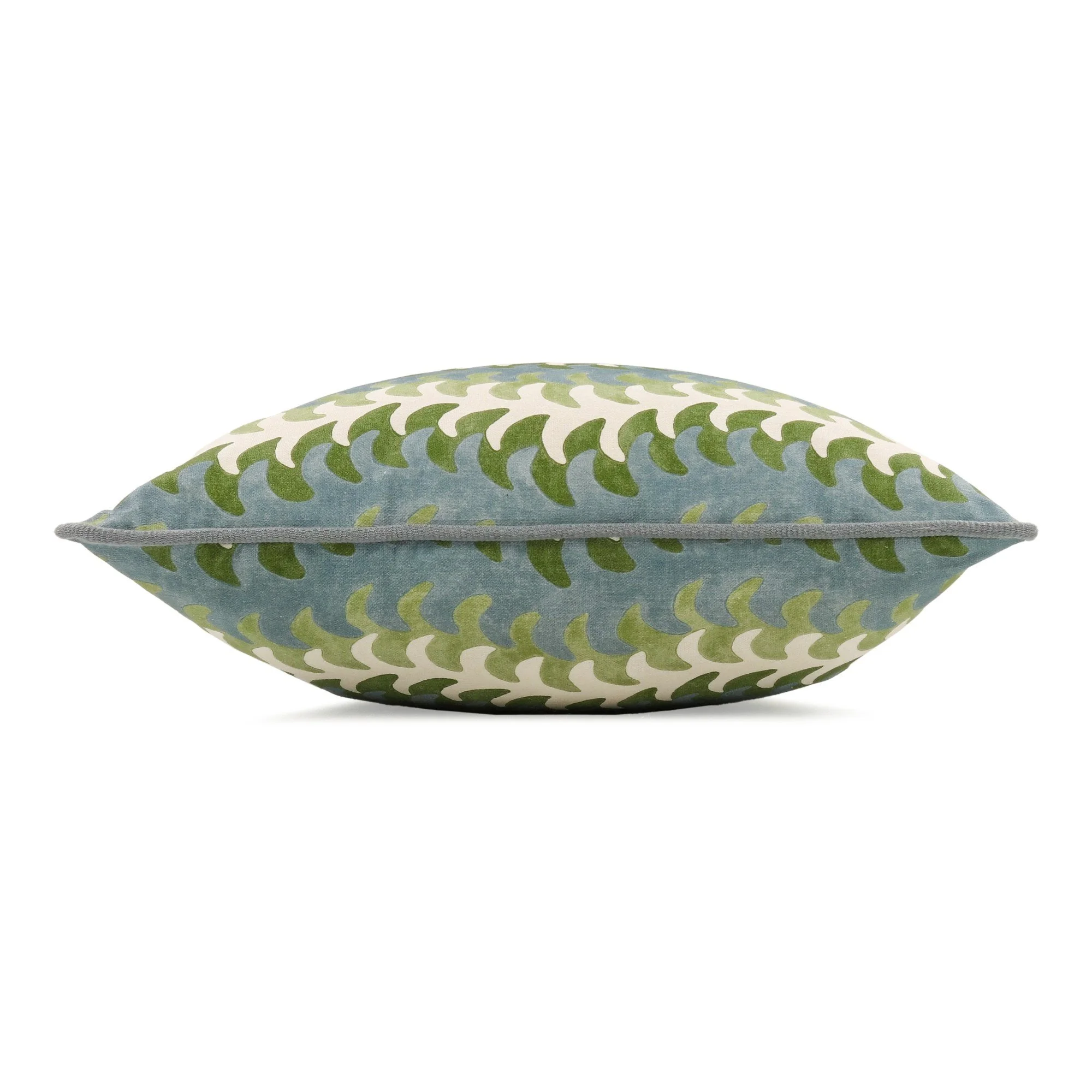 Romo Eshi Kiwi cushion, 60 × 40 cm, side view