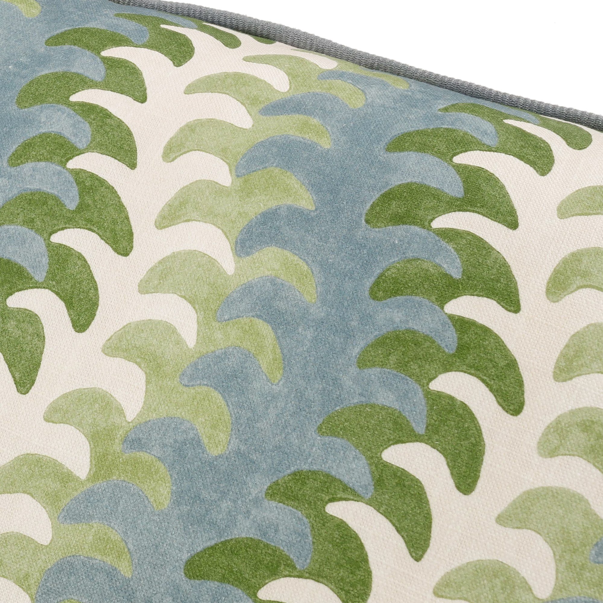 Romo Eshi Kiwi cushion, 60 × 40 cm, close-up of the fabric