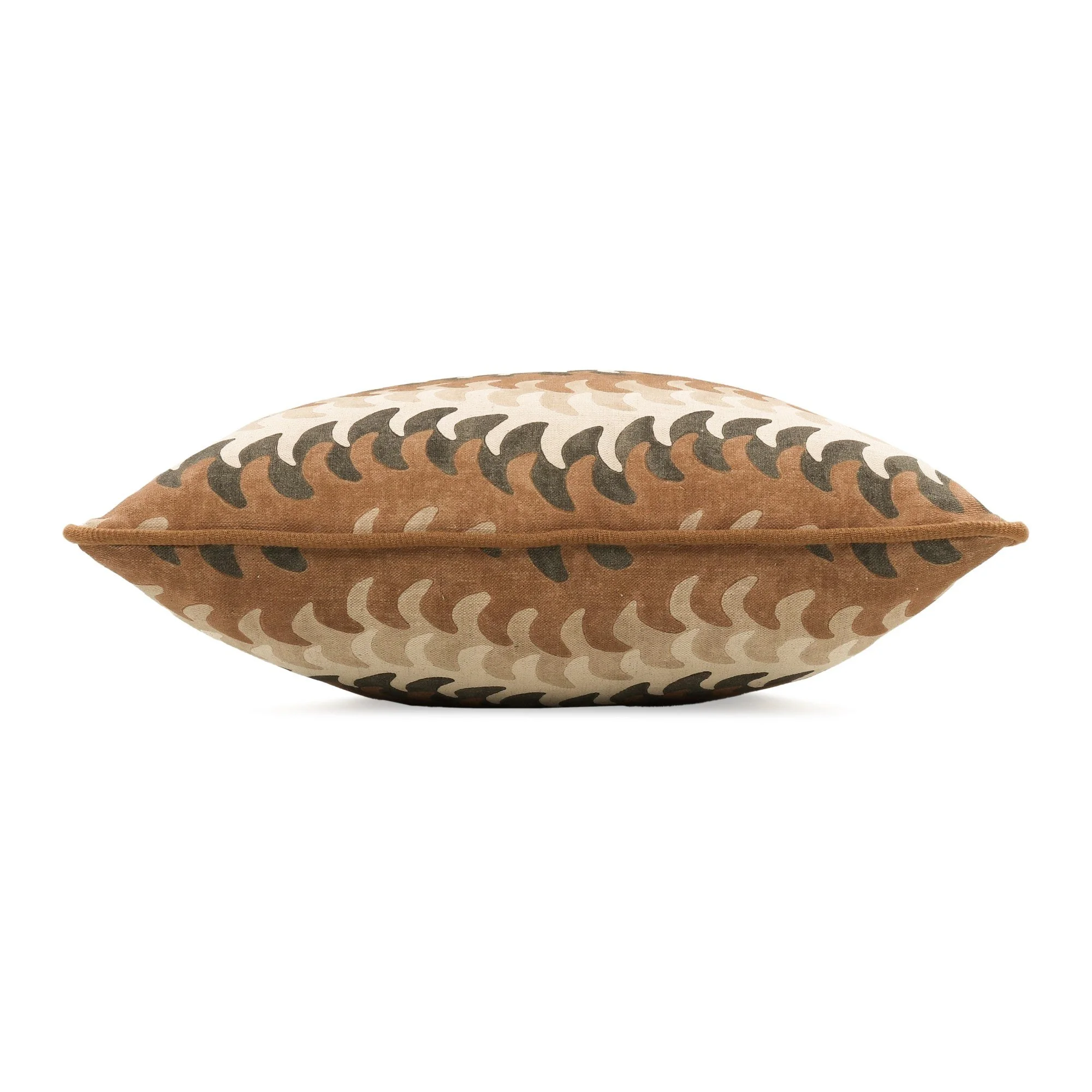 Romo Eshi Copper cushion, 60 × 40 cm, side view