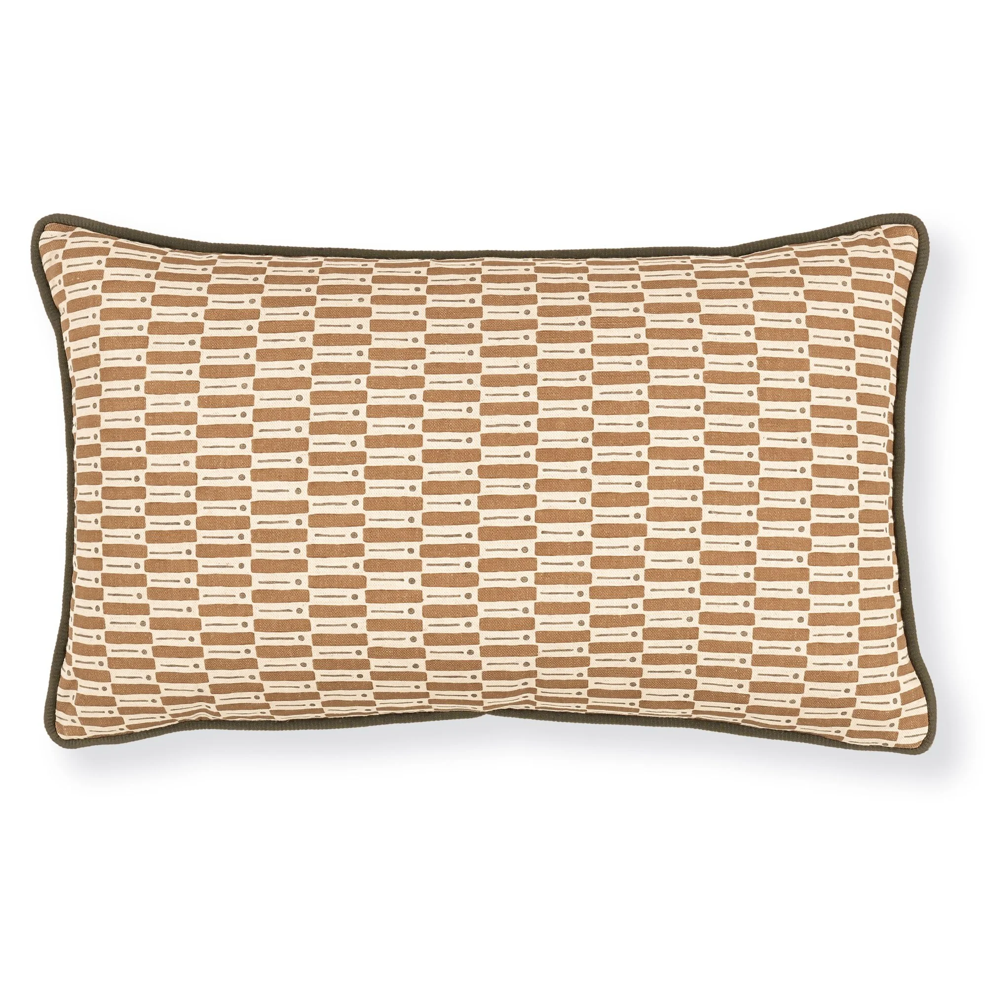 Romo Odara Copper cushion, 50 × 30 cm, front view