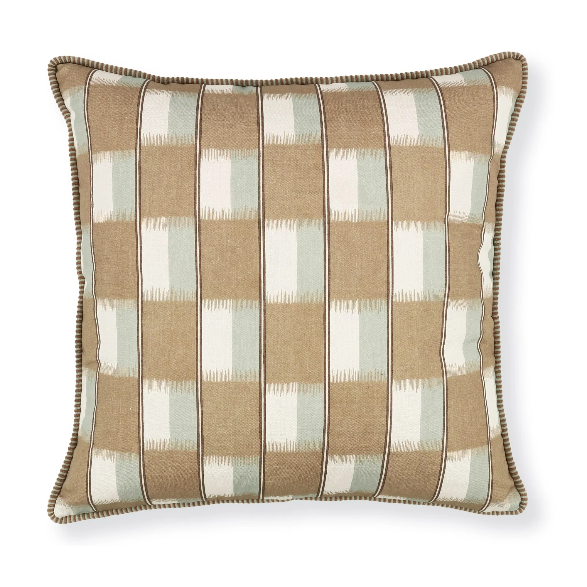 Romo Zhari Almond cushion, 50 × 50 cm, front view