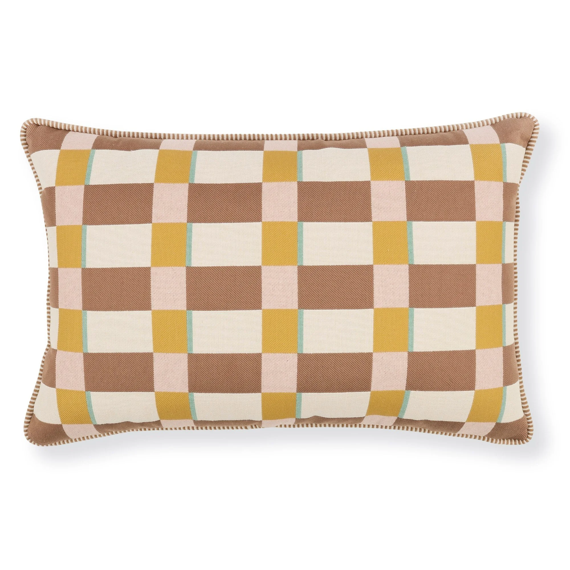 Romo Lowen Cinnamon cushion, 60 × 40 cm, front view