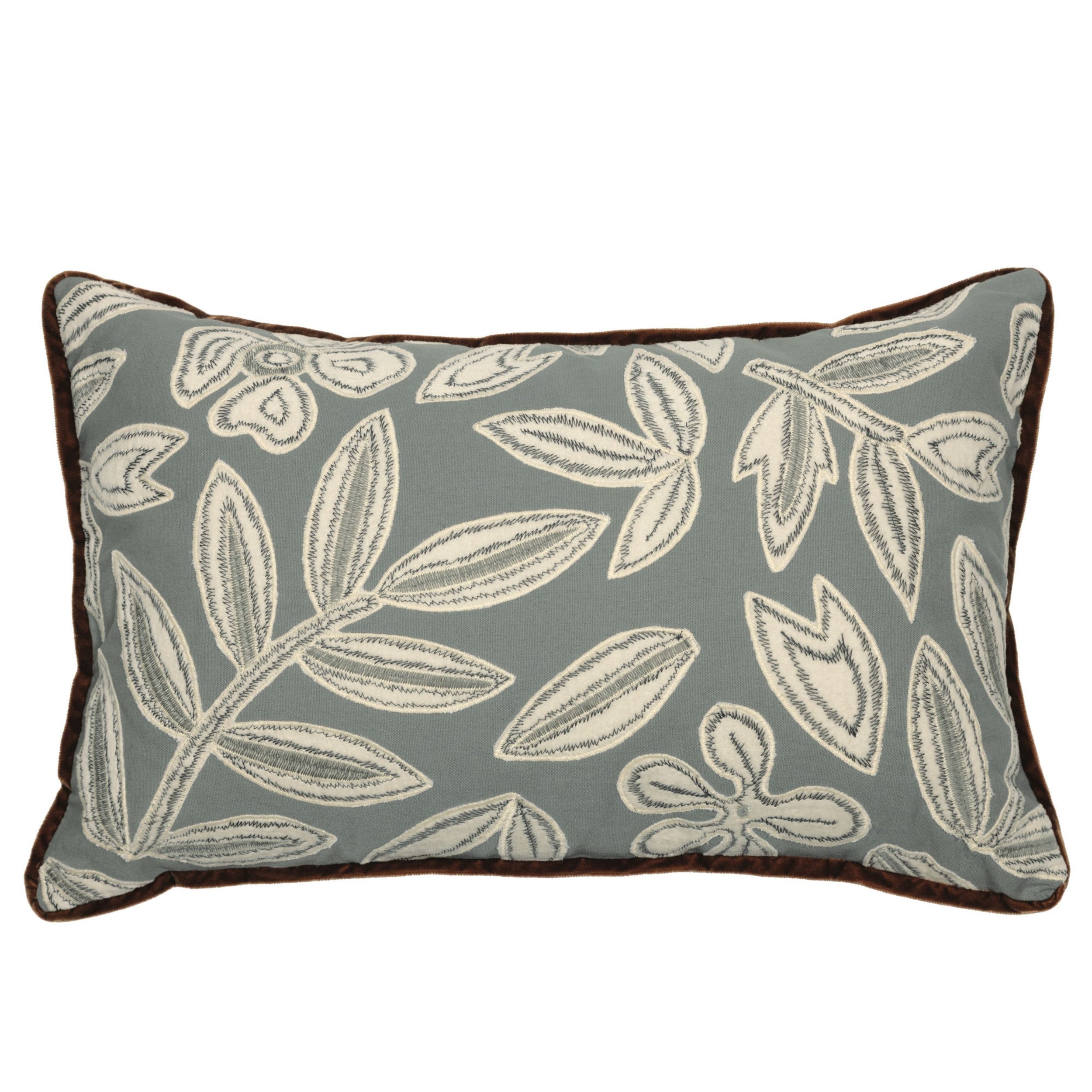 Casamance Forget Me Not cushion in Blue