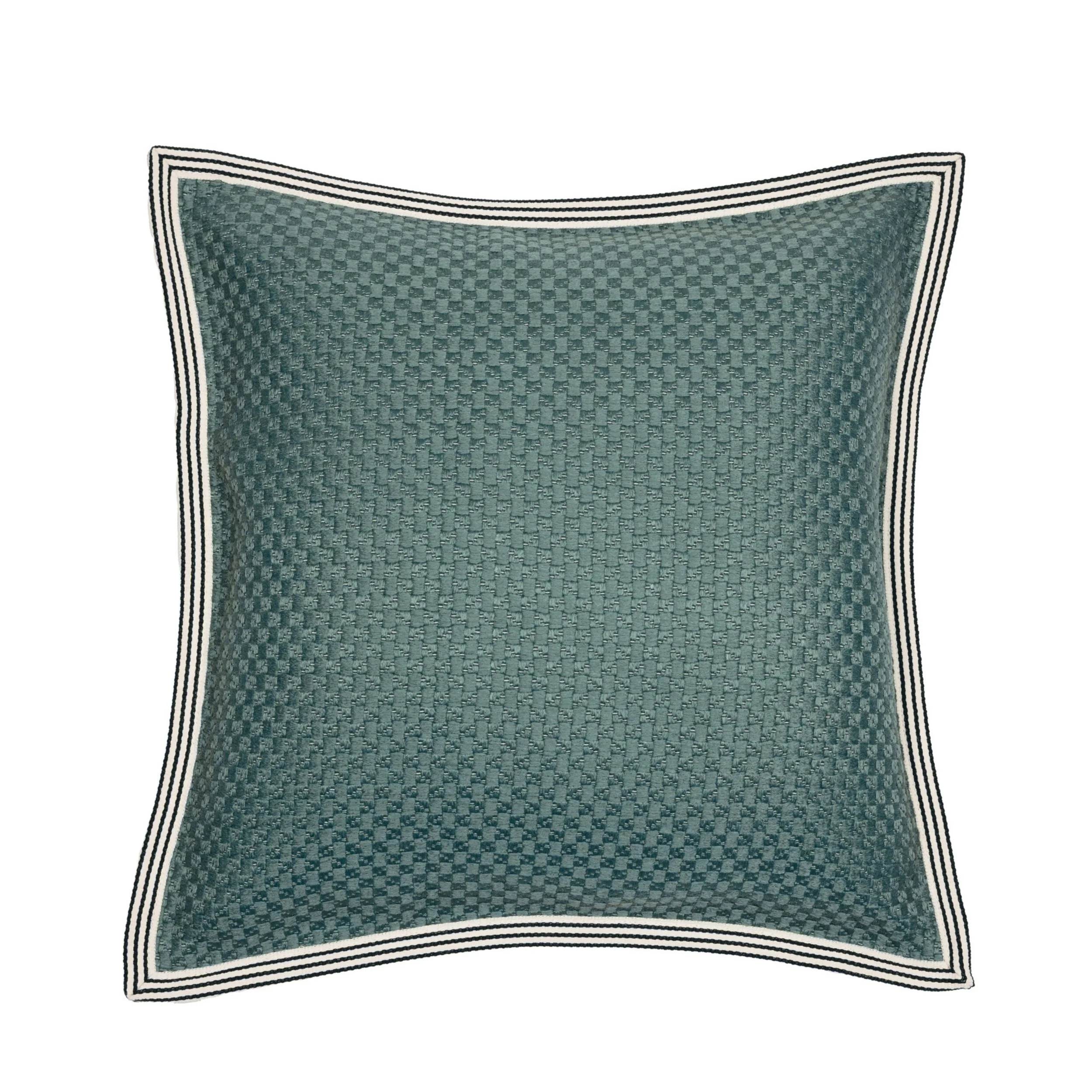 Ruivo Bleu Galet cushion