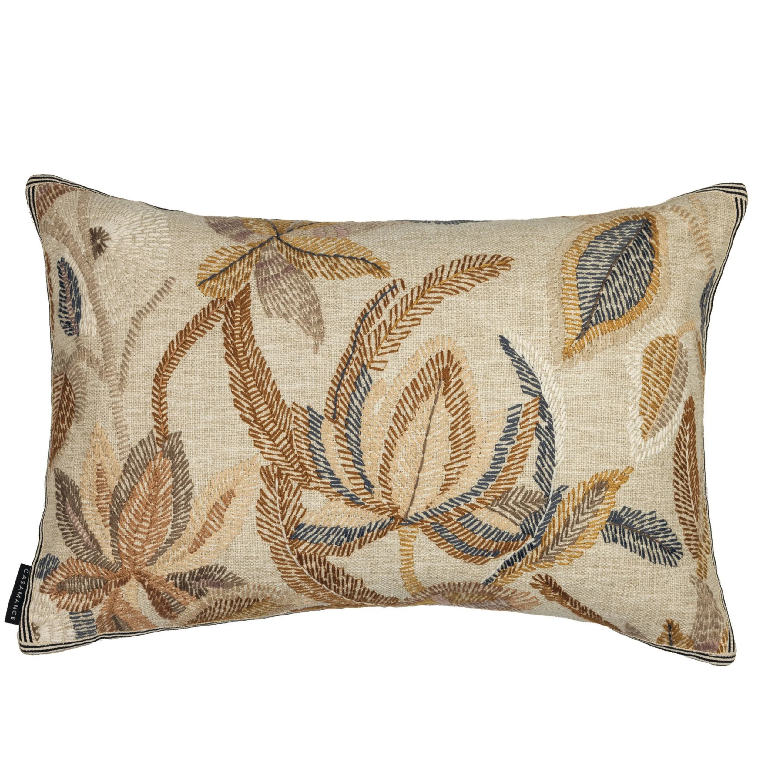 Casamance The Lost Garden cushion in Beige