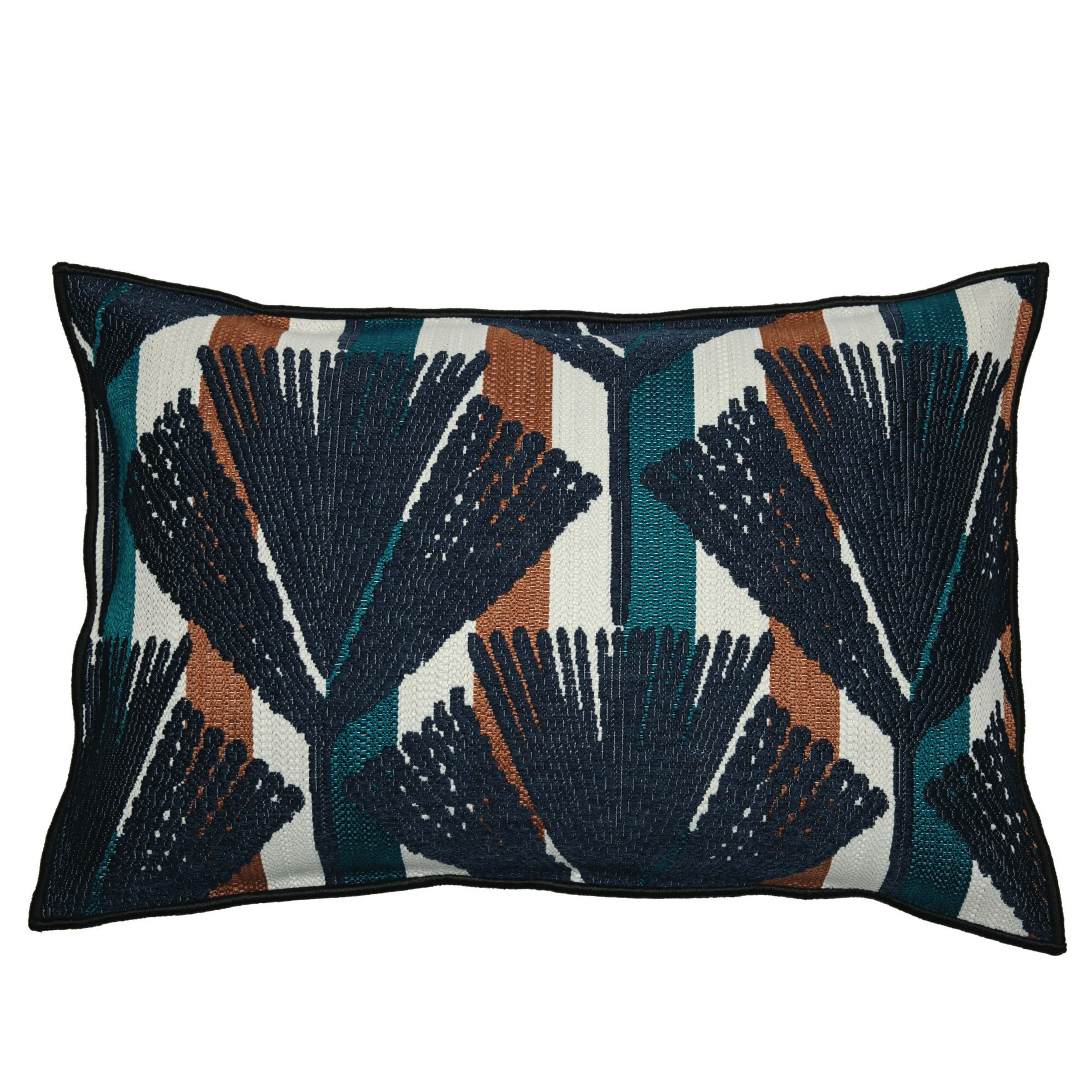 Casamance Madère cushion in Blue