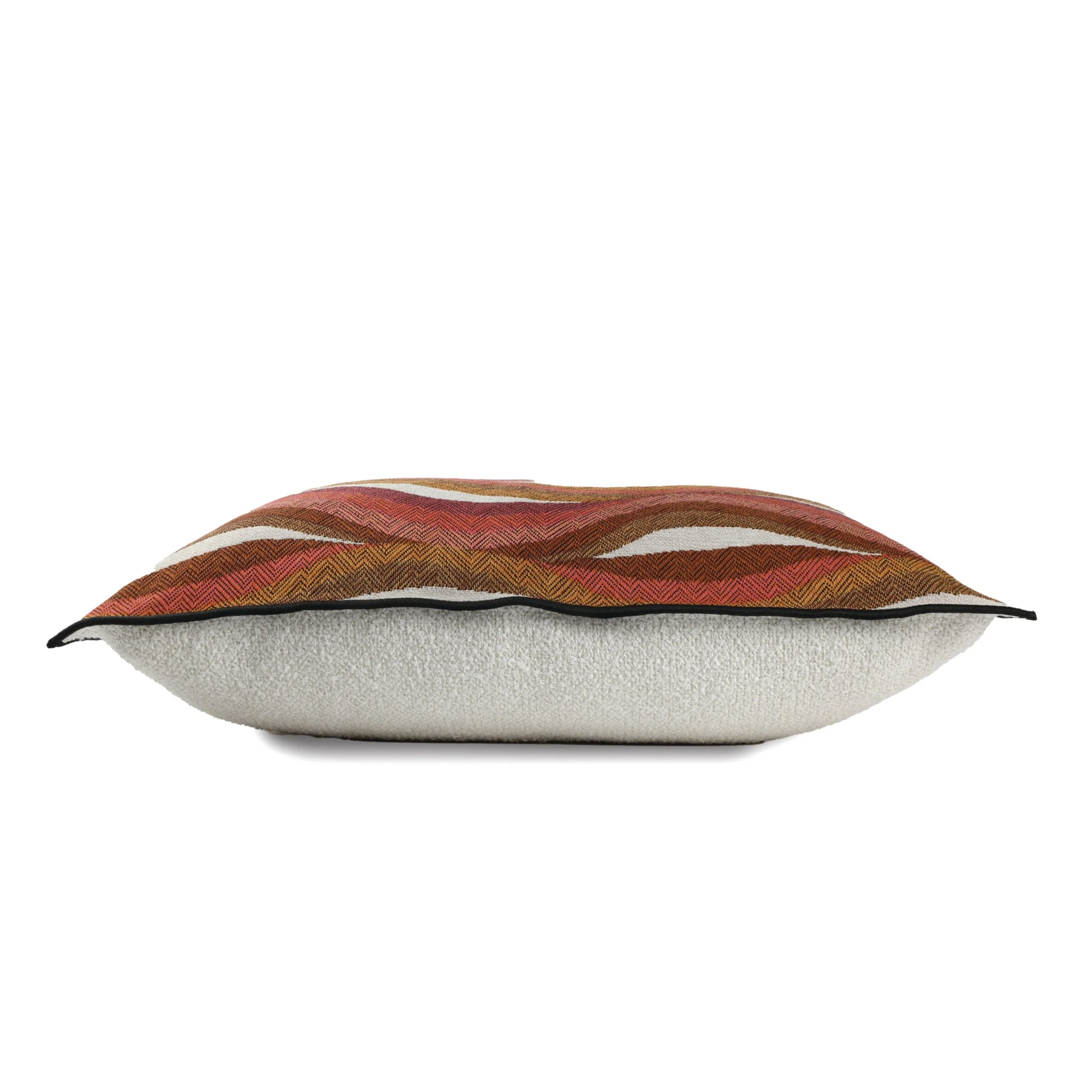 West Bay cushion by Maison Casamance, side view