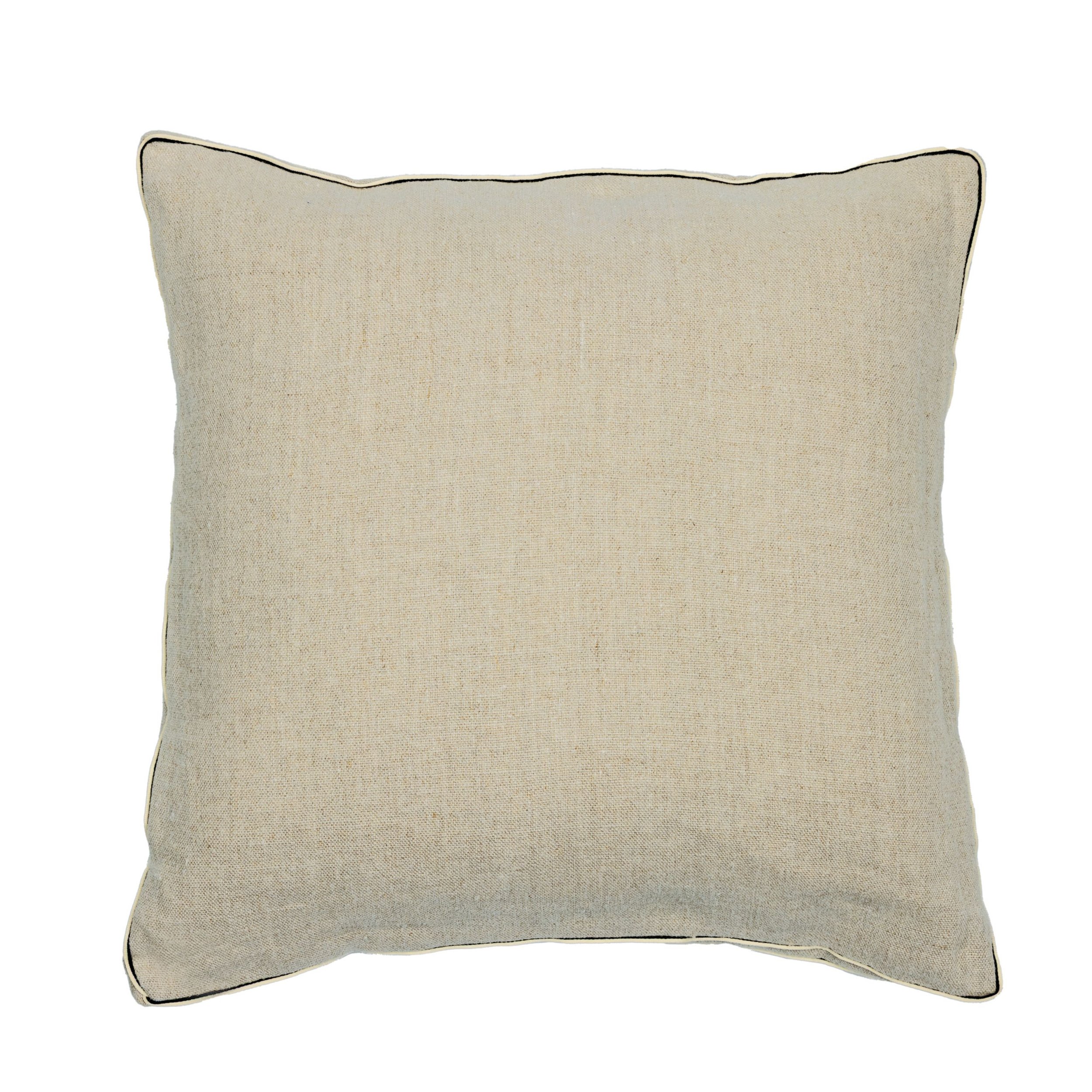 Maison Casamance Cote Lin cushion in Grege