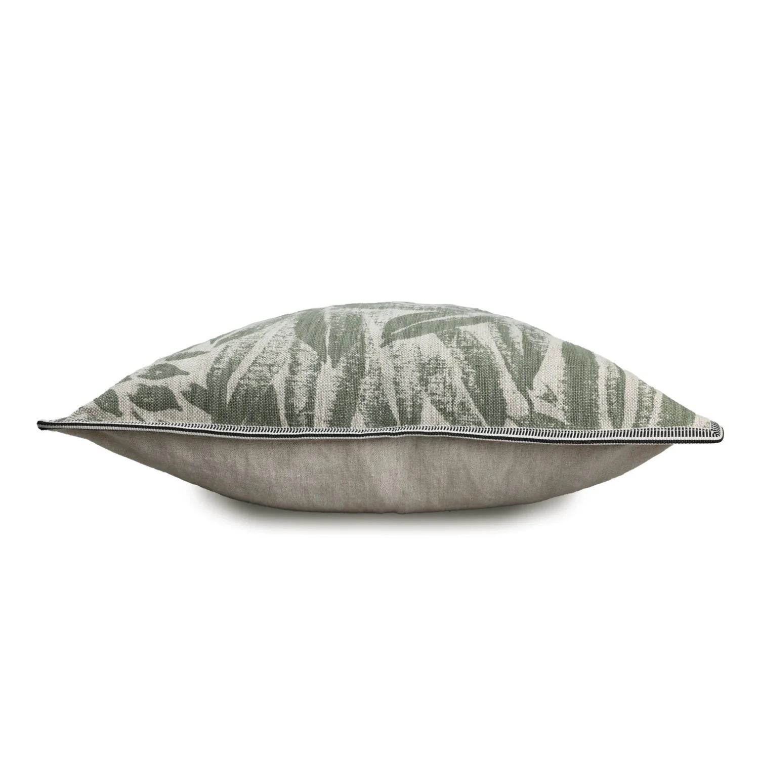 Valarta cushion by Maison Casamance, side view (shared photo, Blanc listing)