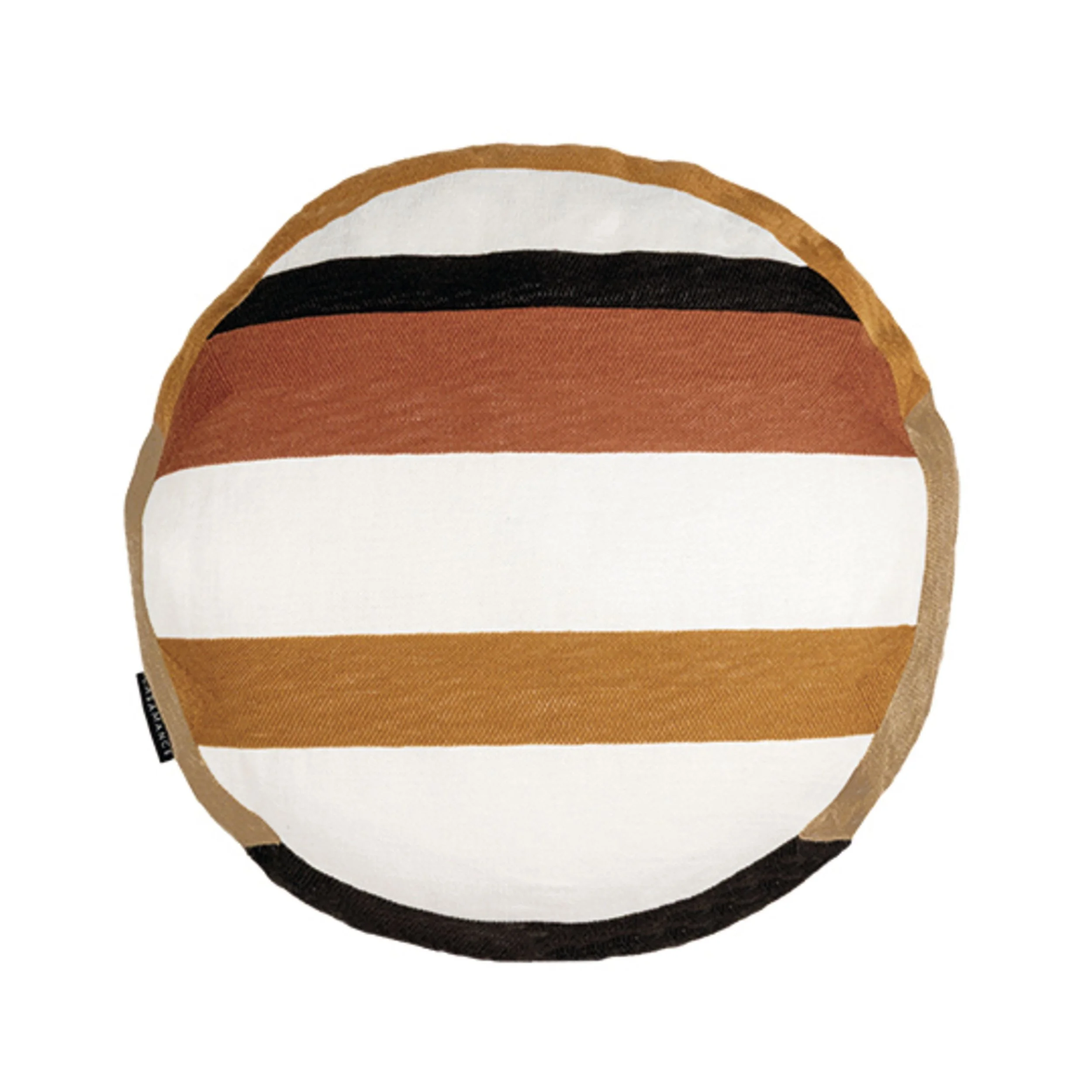 CASAMANCE Halo circular stripe cuire noir