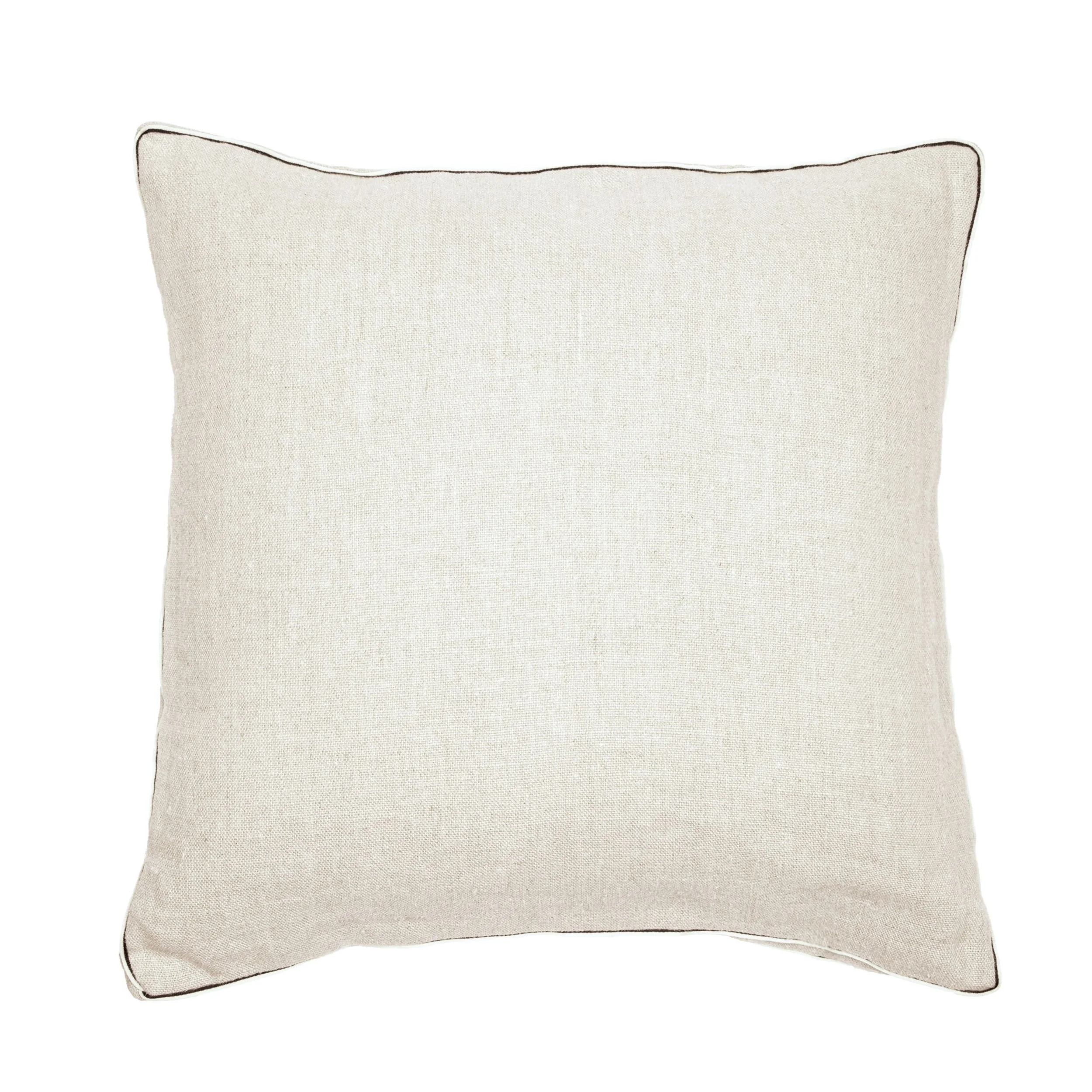 Maison Casamance Cote Lin cushion in Ecru