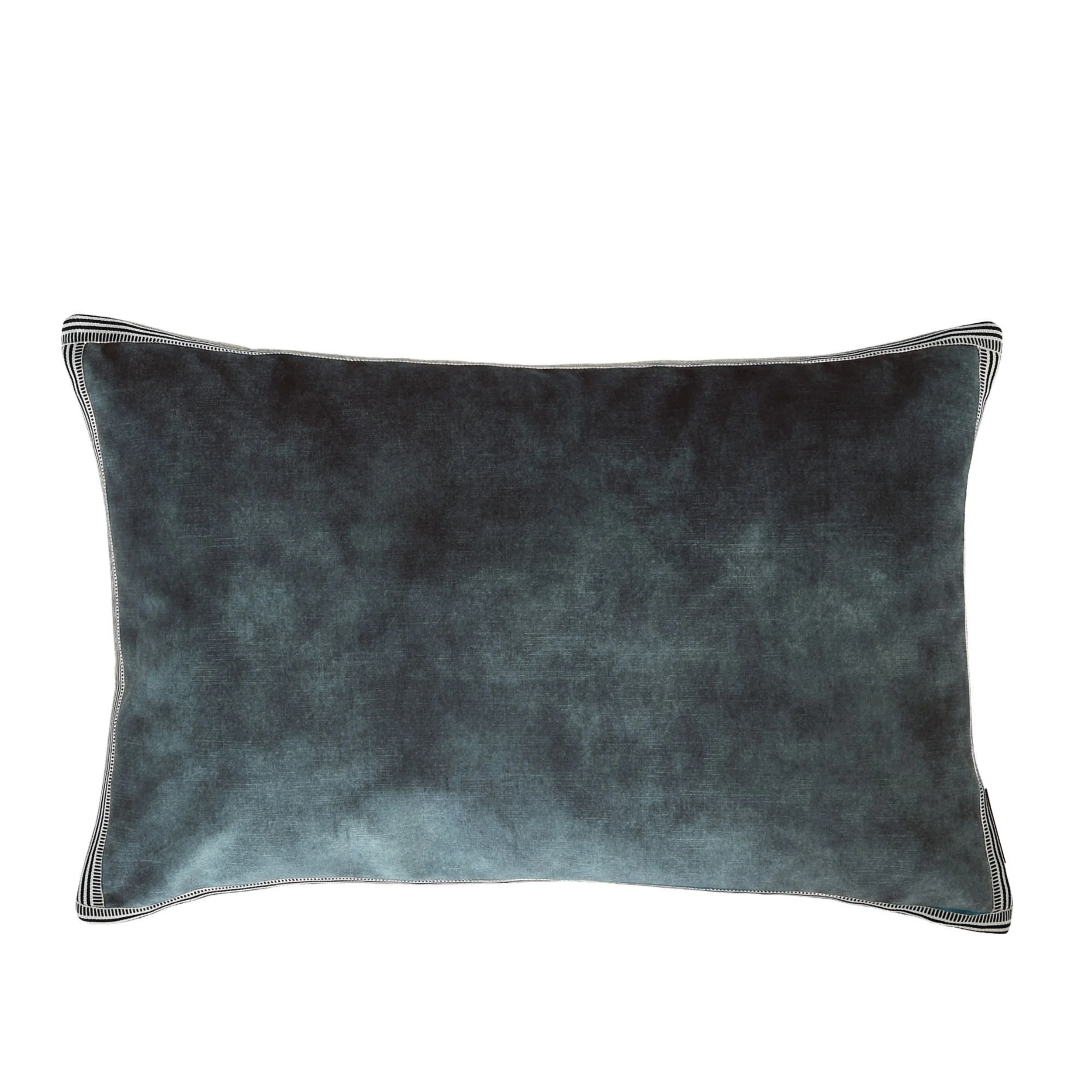Maison Casamance Manade cushion in Bleu Celadon