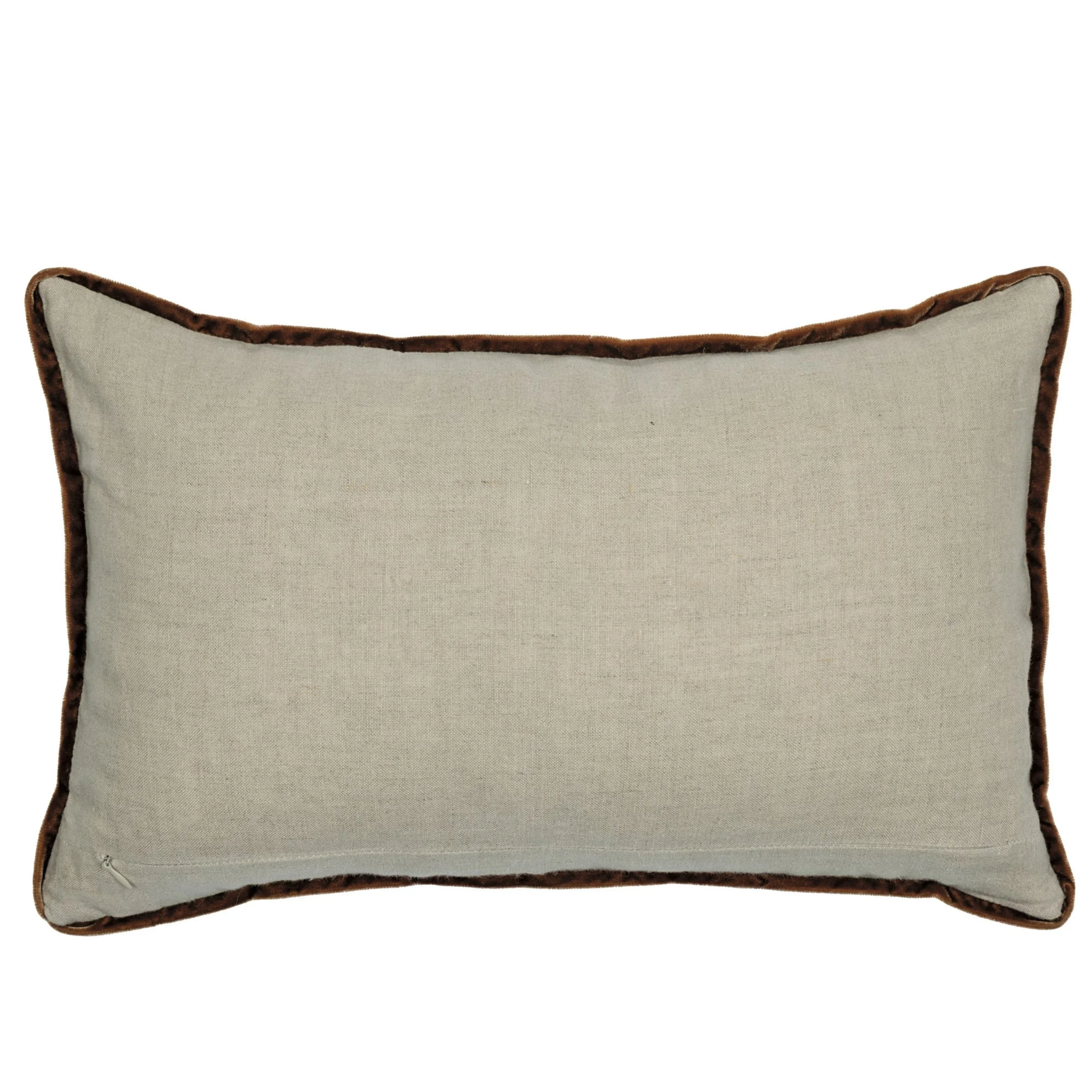 Casamance Forget Me Not cushion reverse