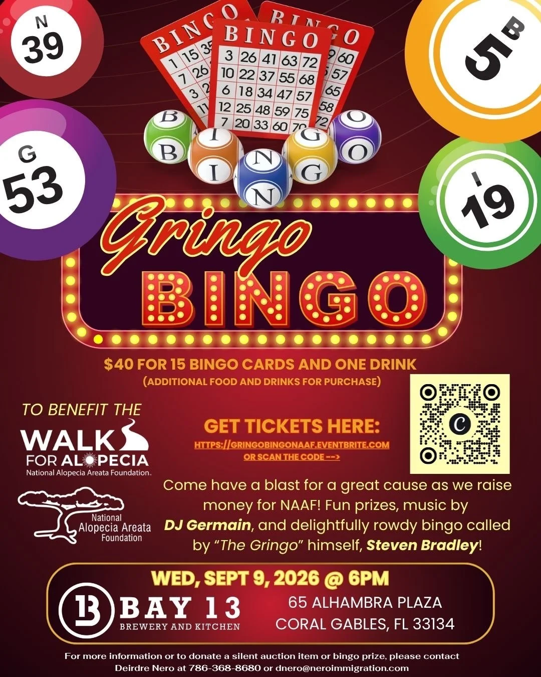 Gringo Bingo Night