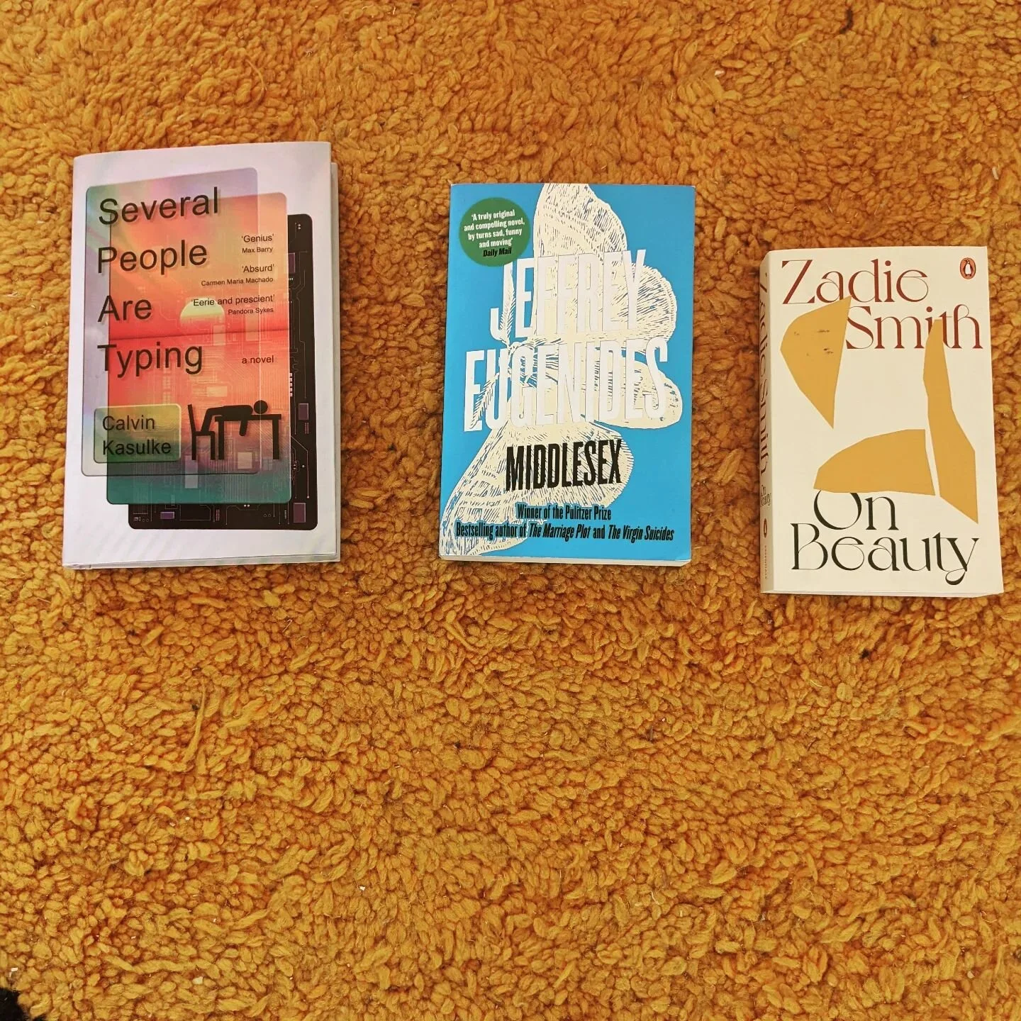 My holiday books arrived! V much looking forward to a slack-based comedy in particular.