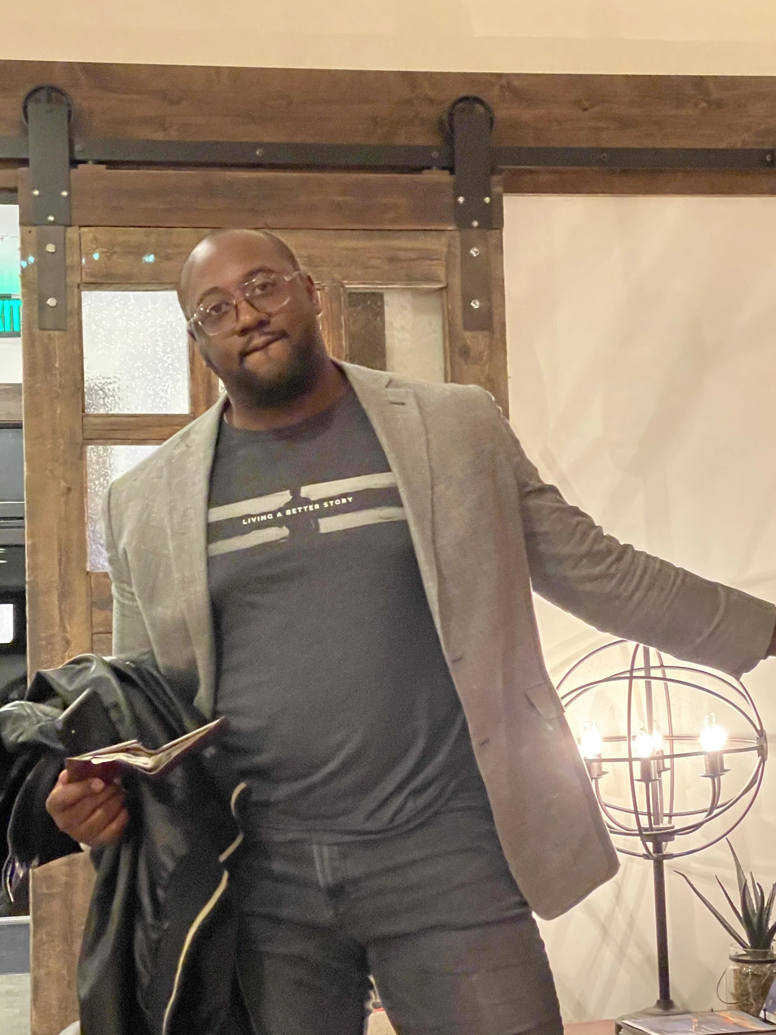 Darryll Stinson, TedX Speaker, Pastor, Suicide Survivor tells jokes and shares love with all