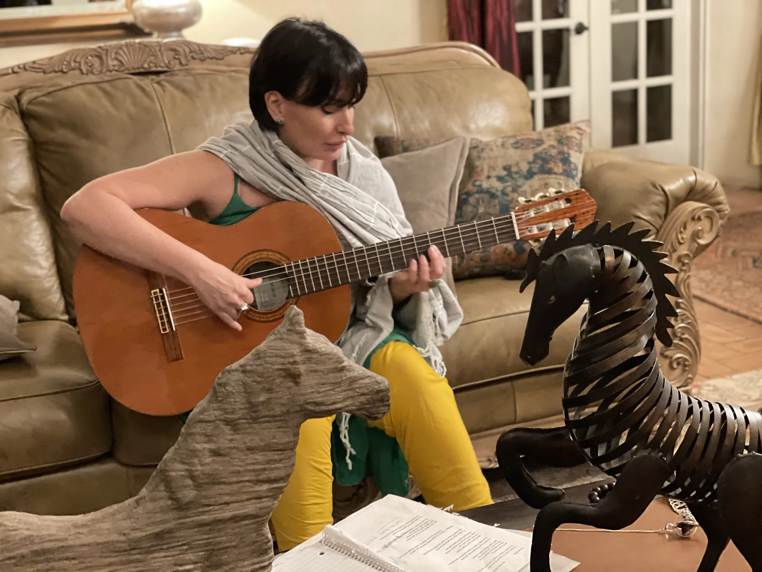 Julie Christopher Julie Christopher, aka Juju, is the founder and creator of Biztuition. Juju is a professional ‘EnterTrainer’-  Music Artist- Author- Spiritual guide- She is a world-renowned expert on business intuition and host of ‘The Mystical Entrepreneur’ podcast.  It was her inner voice that led her to America with only $50, a guitar, illegal homeless immigrant, and no English! The early struggles Juju faced only fueled her desire to fulfill her dream and her passion led her to jam with famous artists like Willie Nelson and perform at the Grand Ole Opry.Today Juju is widely recognized for her unique contributions to the business world. She has been interviewed on national TV shows like Dr. Drew, Nancy Grace, Legal View with Ashleigh Banfield, and more. Juju has also been featured as one of the world’s preeminent experts on sites like Forbes and Authority Magazine. Juju is also a VIP contributor for Entrepreneur, Thrive Global, and other media outlets, and has even graced the set of the popular television show Shark Tank, not once but twice!Throughout her career, Juju has successfully helped entrepreneurs from all walks of life to navigate and overcome the challenges of growing a business. With her keen power of Biztuition, she foresaw that a quantum shift was inevitable, and she quickly realized the need for leaders to seek help with modern-day difficulties like The Infobesity Epidemic.   Today, Juju leads her ‘Mystical Entrepreneur’s global tribe on the path to Self-Realization. You can find her at events and retreats...or chanting under a tree…She is available for interviews & Live performances  both for music and keynote speaking. Her website Biztuition