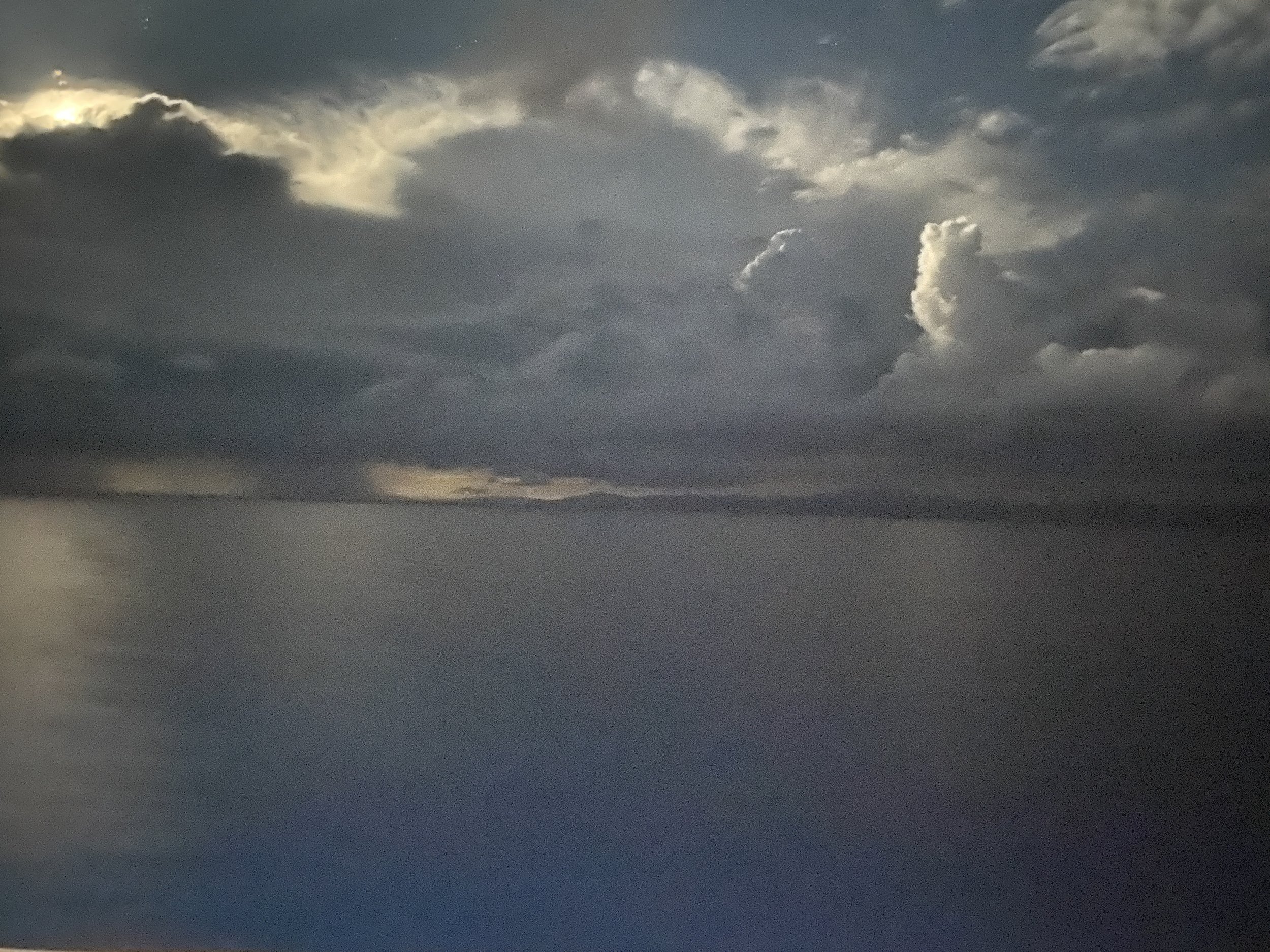 passing by Haiti in the evening