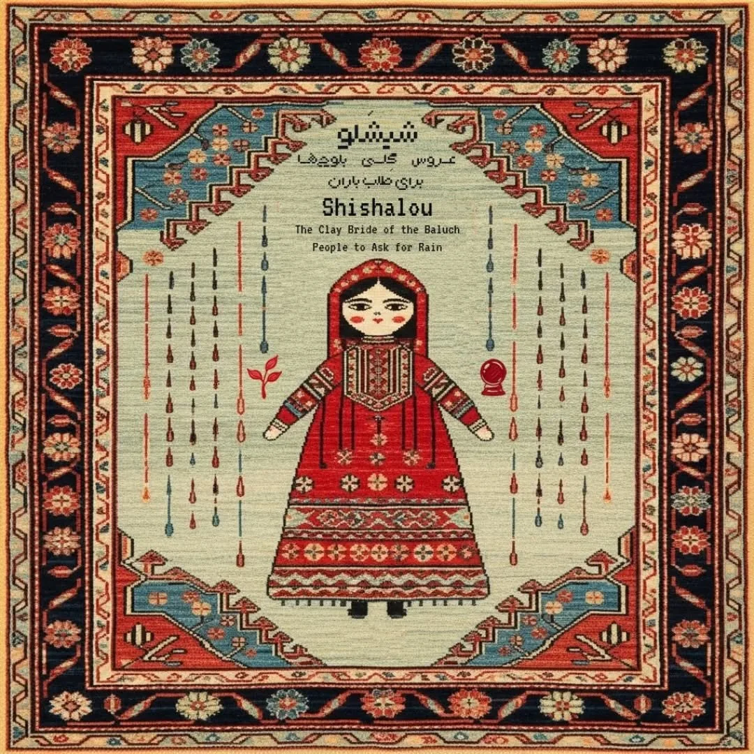 شیشَلو | Shishalou

عروس گِلی بلوچ&zwnj;ها برای طلب باران
The Clay Bride of the Baluch People to Ask for Rain

 در روستاهای بلوچستان، هنگام خشکسالی، چهار تن از کهن&zwnj;سال&zwnj;ترین زنان روستا از چهارسوی آن خاک برمی&zwnj;دارند و با آن گِل تهیه می&zw