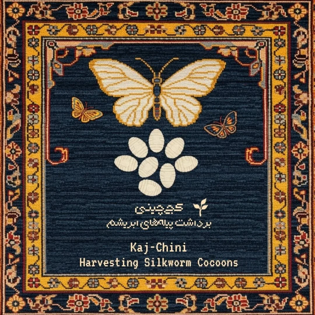 کج&zwnj;&zwnj;چینی | Kaj-Chini

برداشت پیله&zwnj;های ابریشم 
Harvesting Silkworm Cocoons

در گیلان آیینی به نام &laquo;کج&zwnj;چینی&raquo; وجود دارد که در آن نوغان&zwnj;دار یا همان پرورش&zwnj;دهنده&zwnj;ی کرم ابریشم، در روزی معین دوستان و آشنایان را 