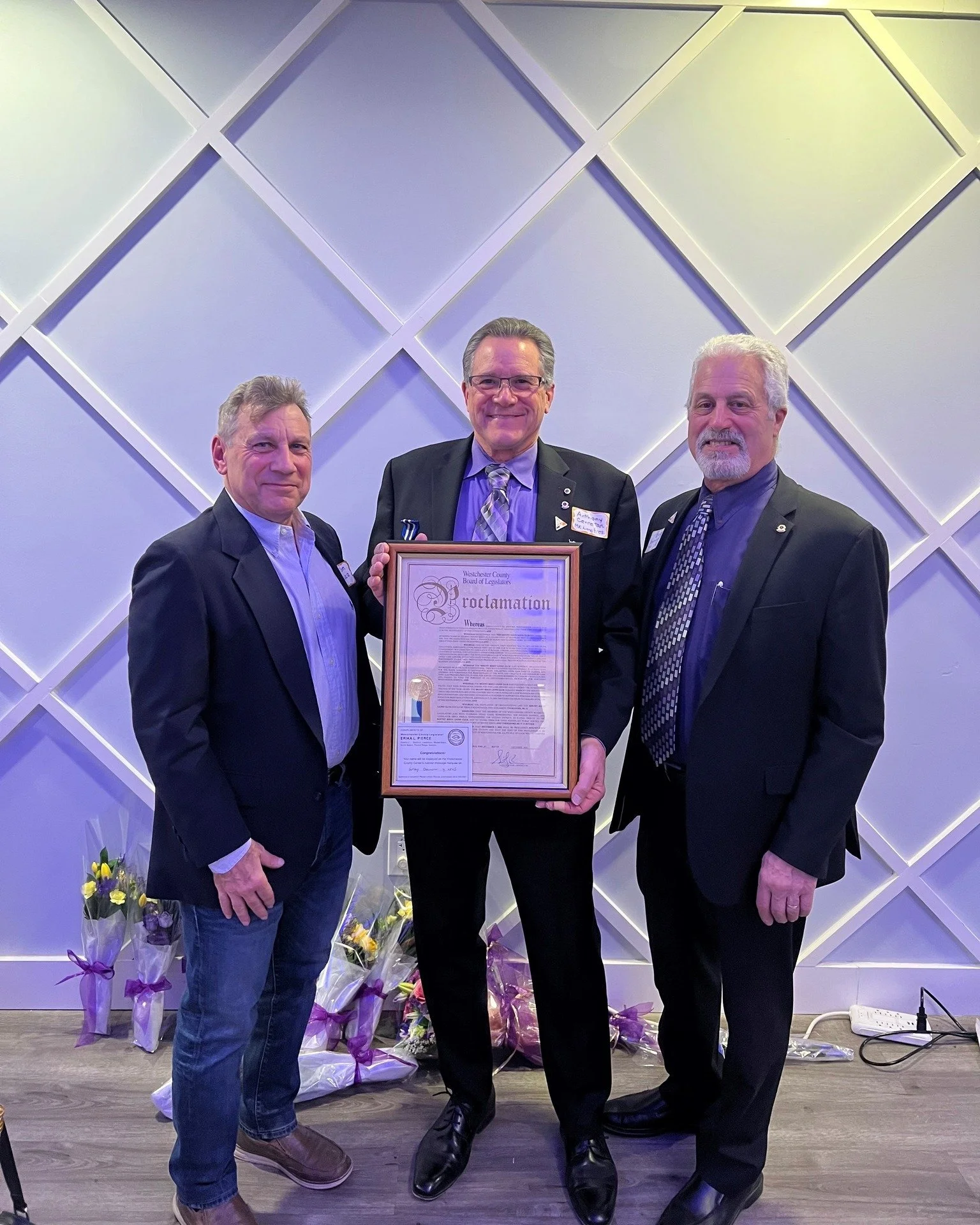 Congratulations to the Mount Kisco Lions, who celebrated 100 years of service to the Mount Kisco Community just last week. While Board work kept me in White Plains, it was an honor to prepare a proclamation for them to mark their centennial.  From se