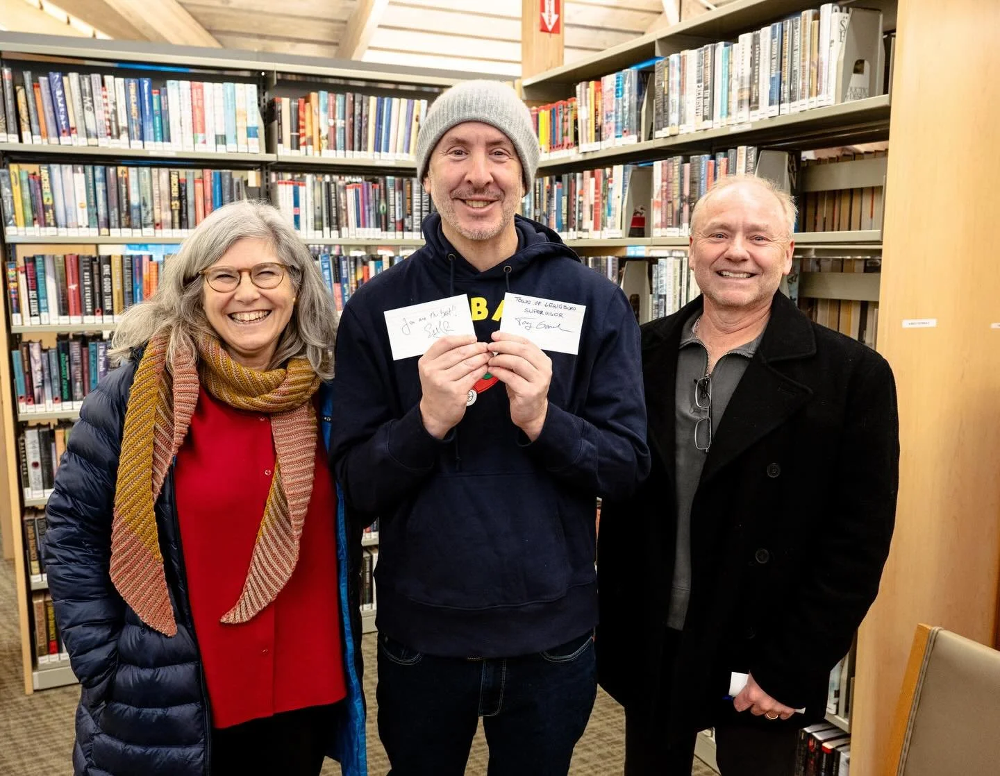 Last Sunday, I joined the Lewisboro Library for their annual meeting, where Sam Hollander shared about his amazing music career, his time growing up in our community and the importance of libraries. (He shocked the room by sharing about his large chi
