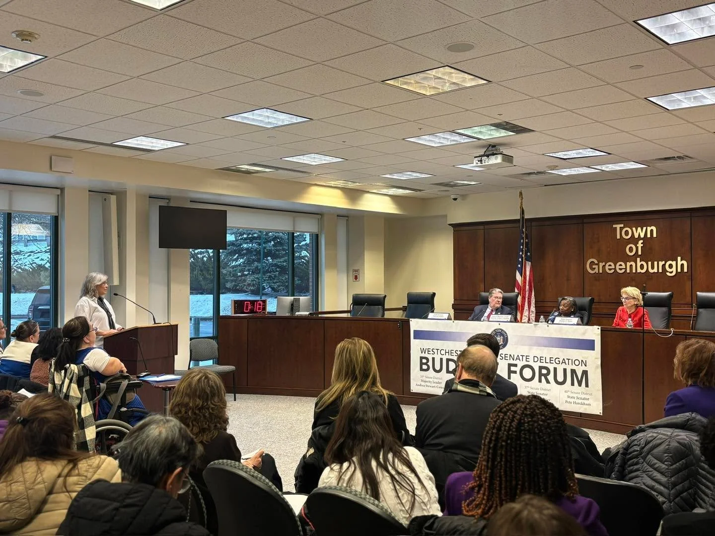 Last Wednesday, I testified at the Westchester State Senate Delegation Budget Forum held in the Greenburgh Town Hall. There, I focused our district's financial needs, including funding for the Boys and Girl Club of Northern Westchester and addition f