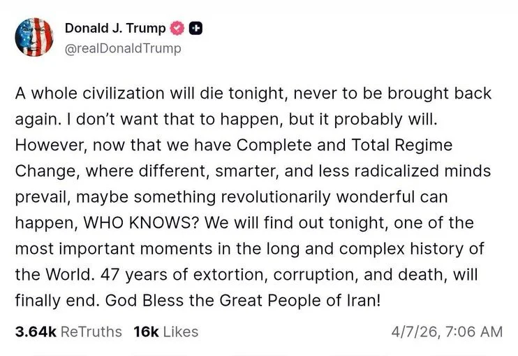 This is beyond wrong on so many levels. As I check my watch and the headlines anxiously, I think about our friends and family in the military right now and the levels of stress that are experiencing. I think, too, what it would be like to have family