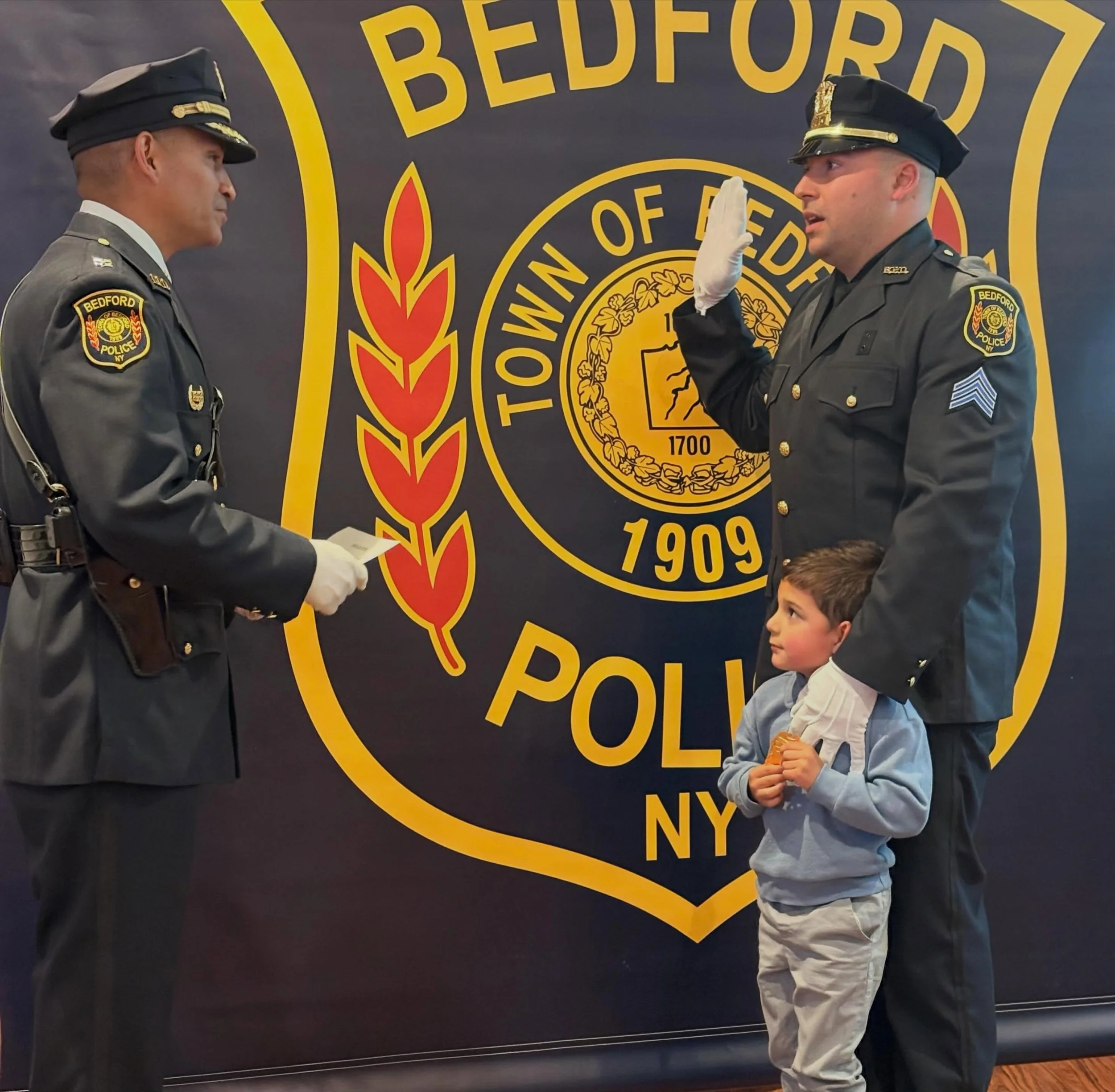 Last night, I joined the Town of Bedford for the annual Sgt. Wade Memorial and Police Department Awards, as part of National Police Week and Police Memorial Day.  Sgt. Wade gave the ultimate sacrifice in 1925 while serving the town, and his sacrifice