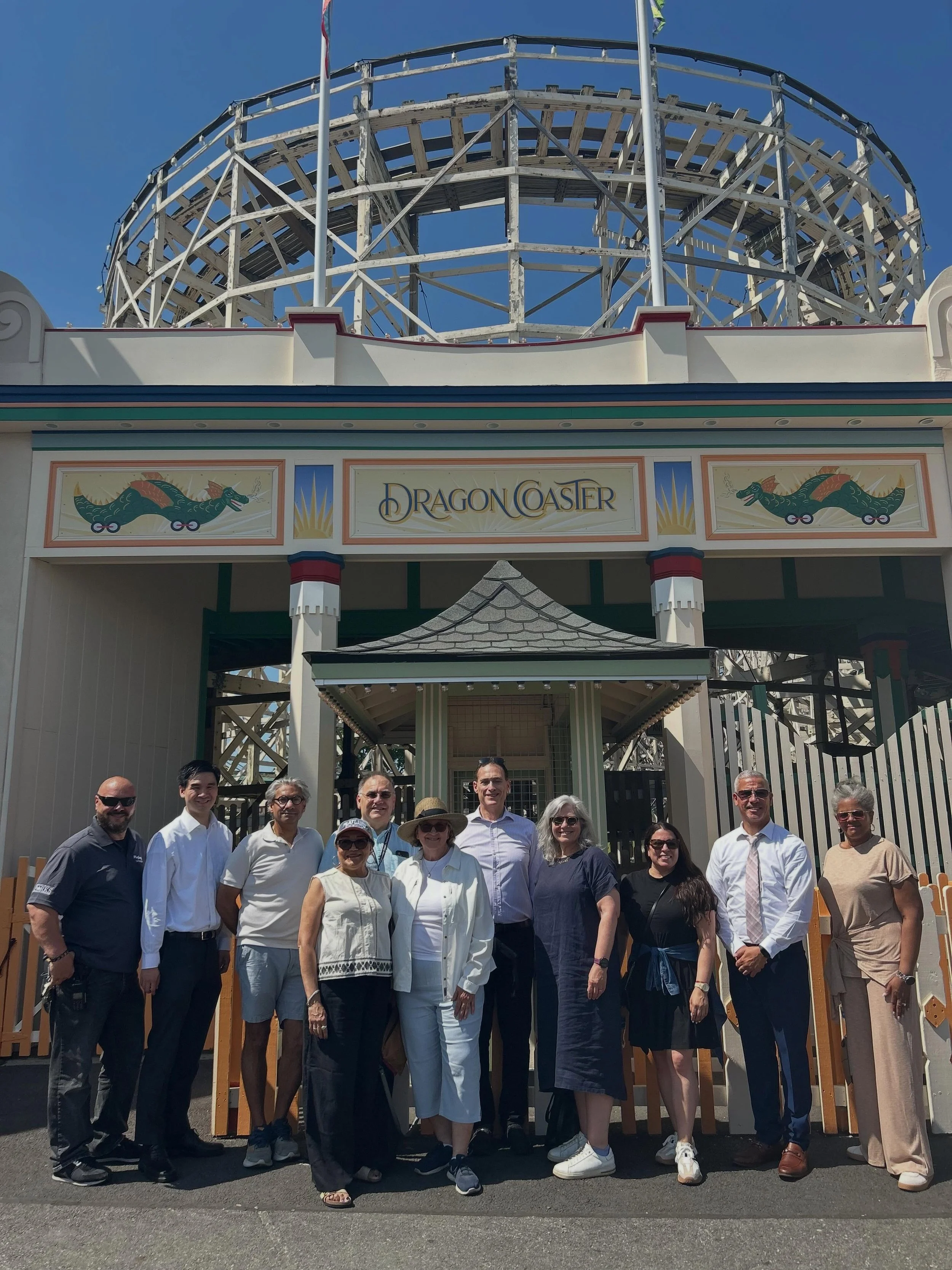Yesterday, we had an important pre-season walkthrough of Playland Park.  The park looks beautiful, and the majority of the rides for action. It felt so good to get to ride the Dragon Coaster. Join me and praying for good weather on Saturday, as we op