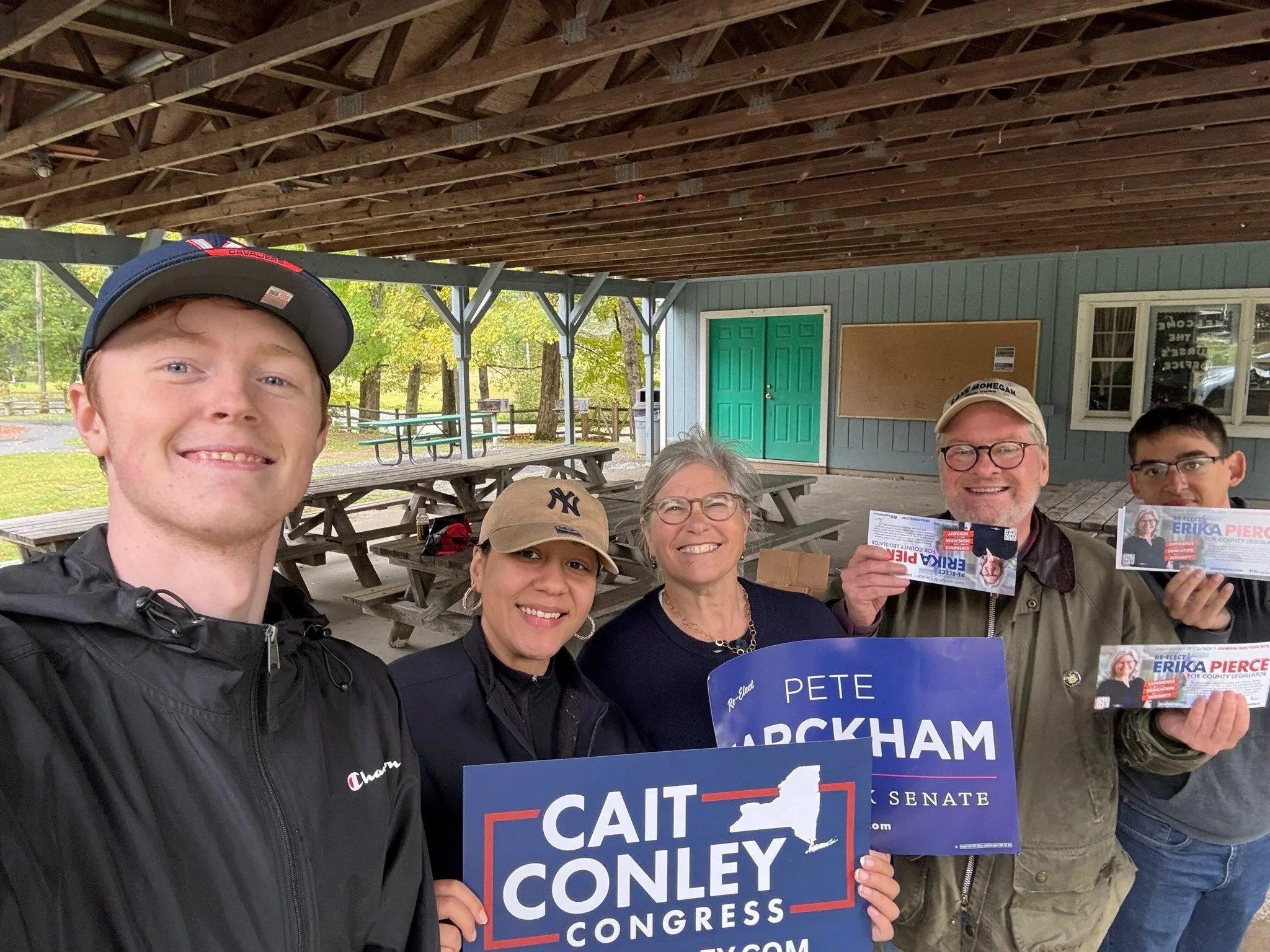 Neither rain nor wind&hellip;. We are still out there this weekend, but have also set up cozy phone banks that you can do from your home in your pajamas.  If you would like the link, fill out this form: https://forms.gle/paFctezvZmCirEJT6.  Or send u